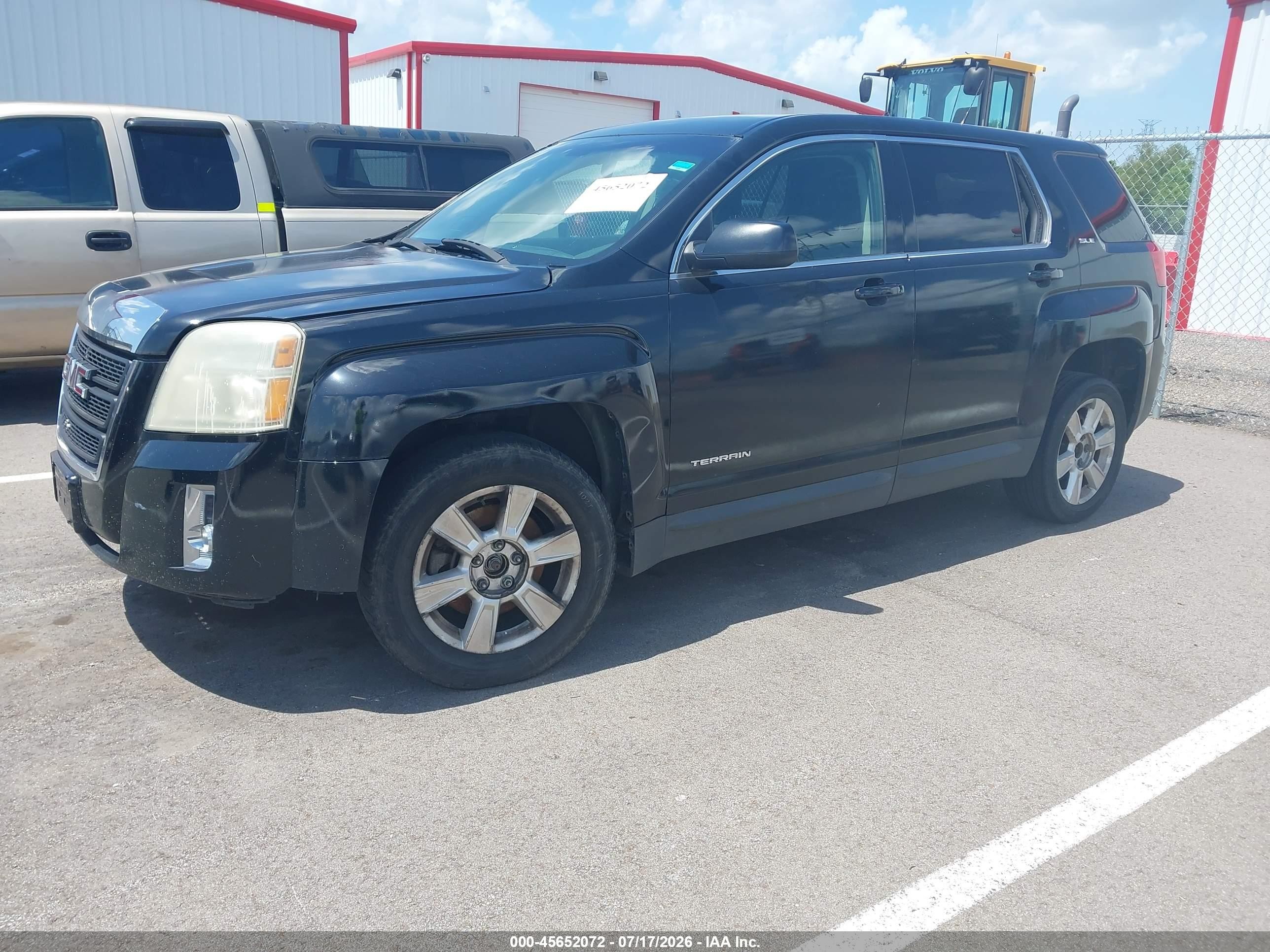 2011 Gmc Terrain Sle-1 Черный vin: 2CTFLREC2B6469582