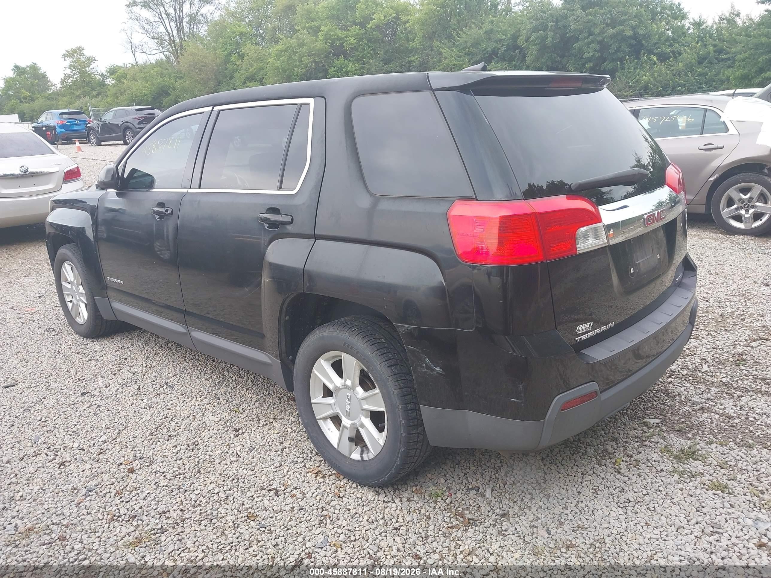 2011 Gmc Terrain Sle-1 Черный vin: 2CTFLREC9B6405555