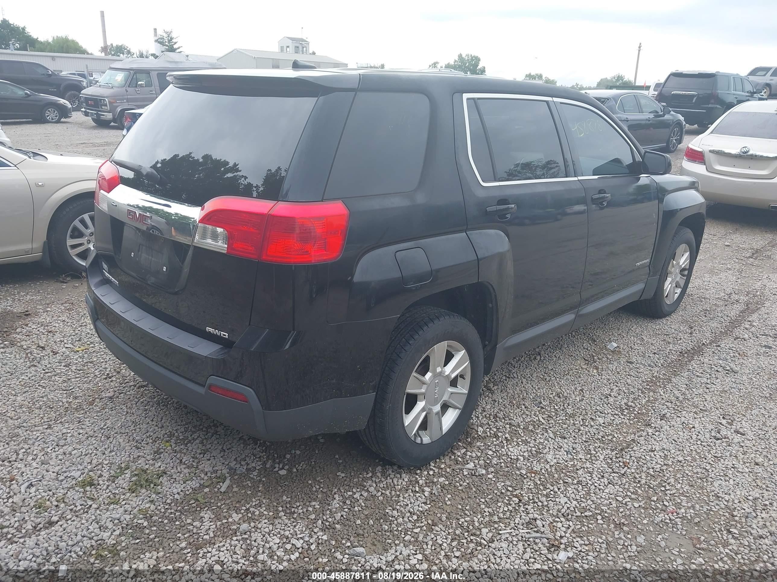 2011 Gmc Terrain Sle-1 Черный vin: 2CTFLREC9B6405555