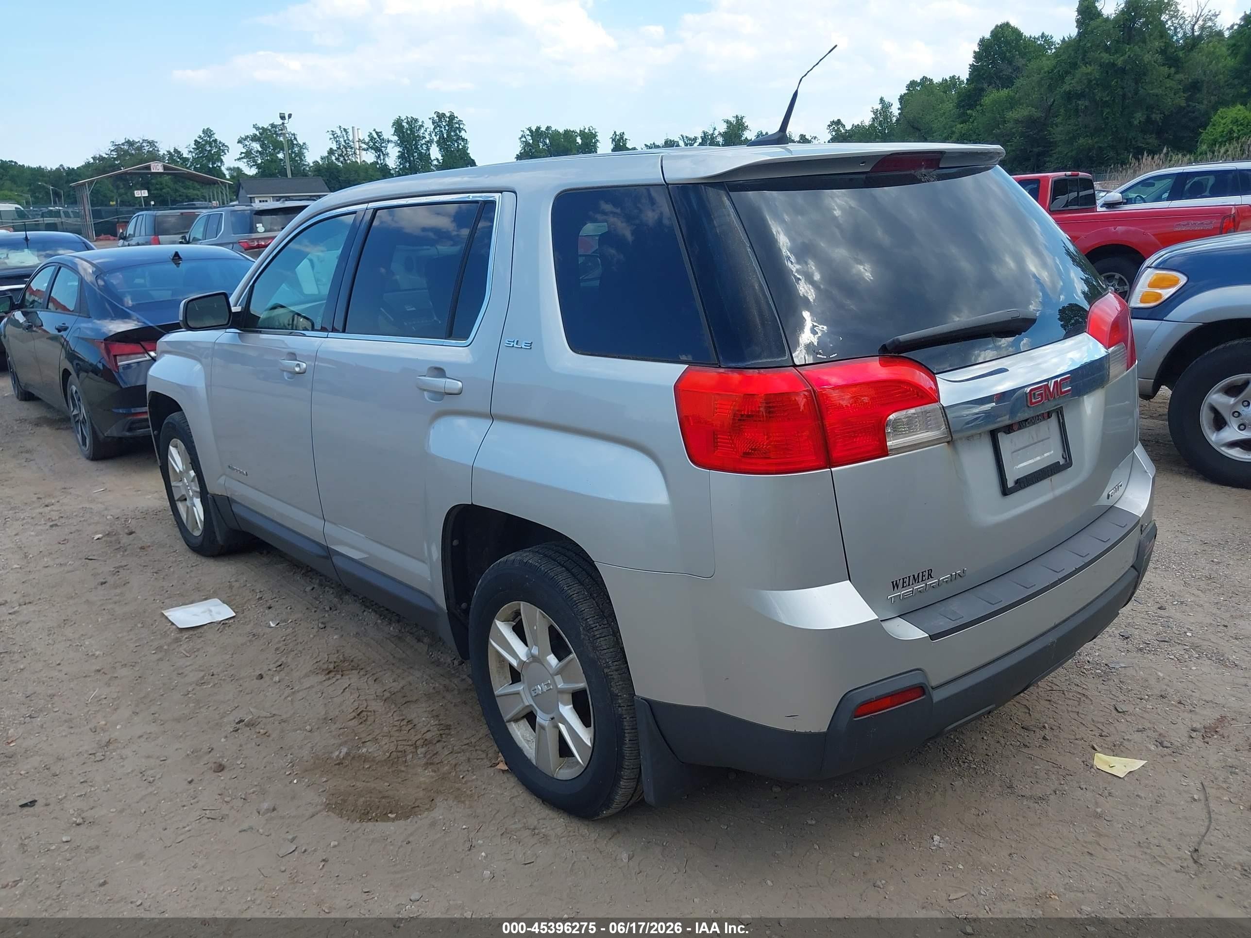 2011 Gmc Terrain Sle-1 Silver vin: 2CTFLRECXB6443120