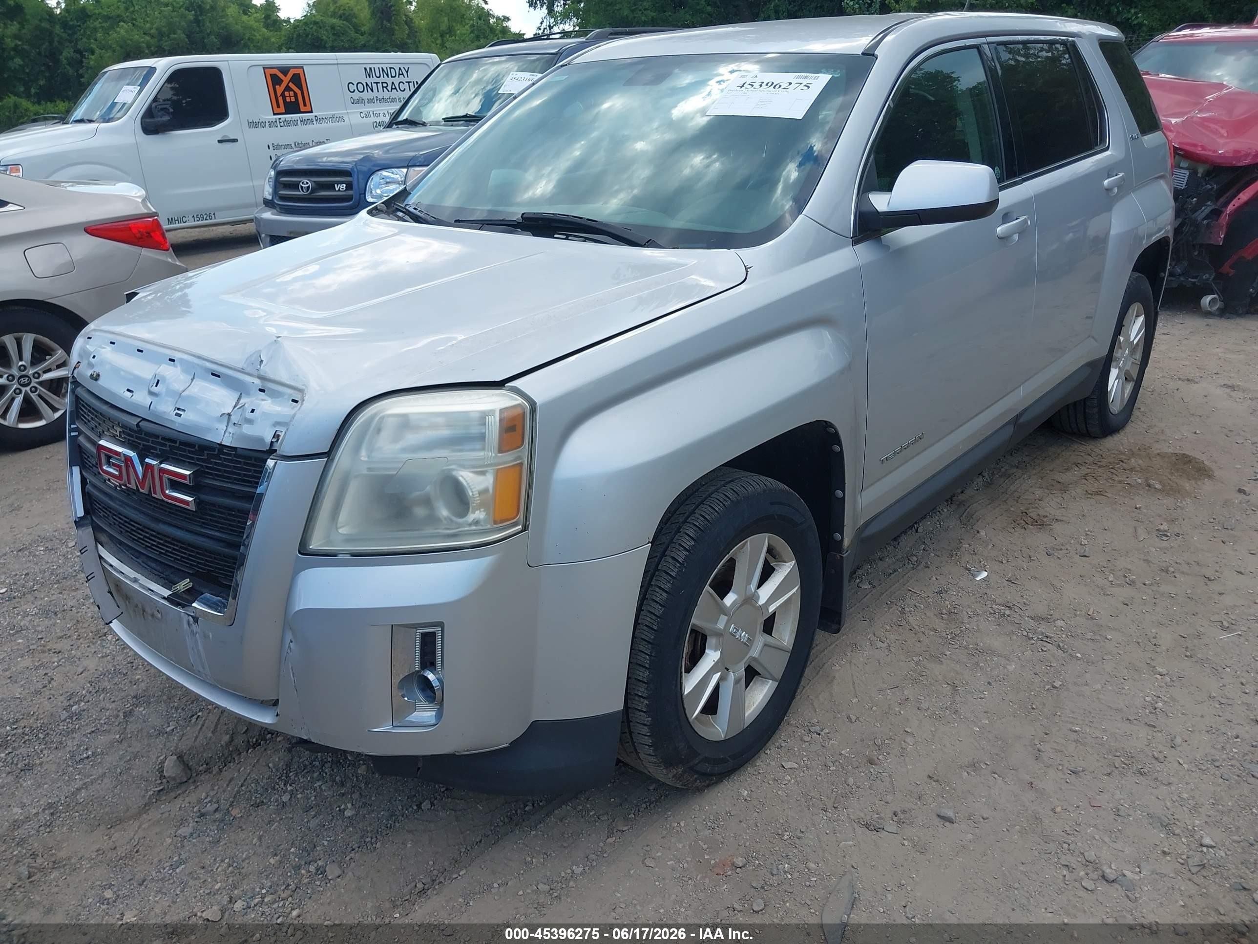 2011 Gmc Terrain Sle-1 Silver vin: 2CTFLRECXB6443120