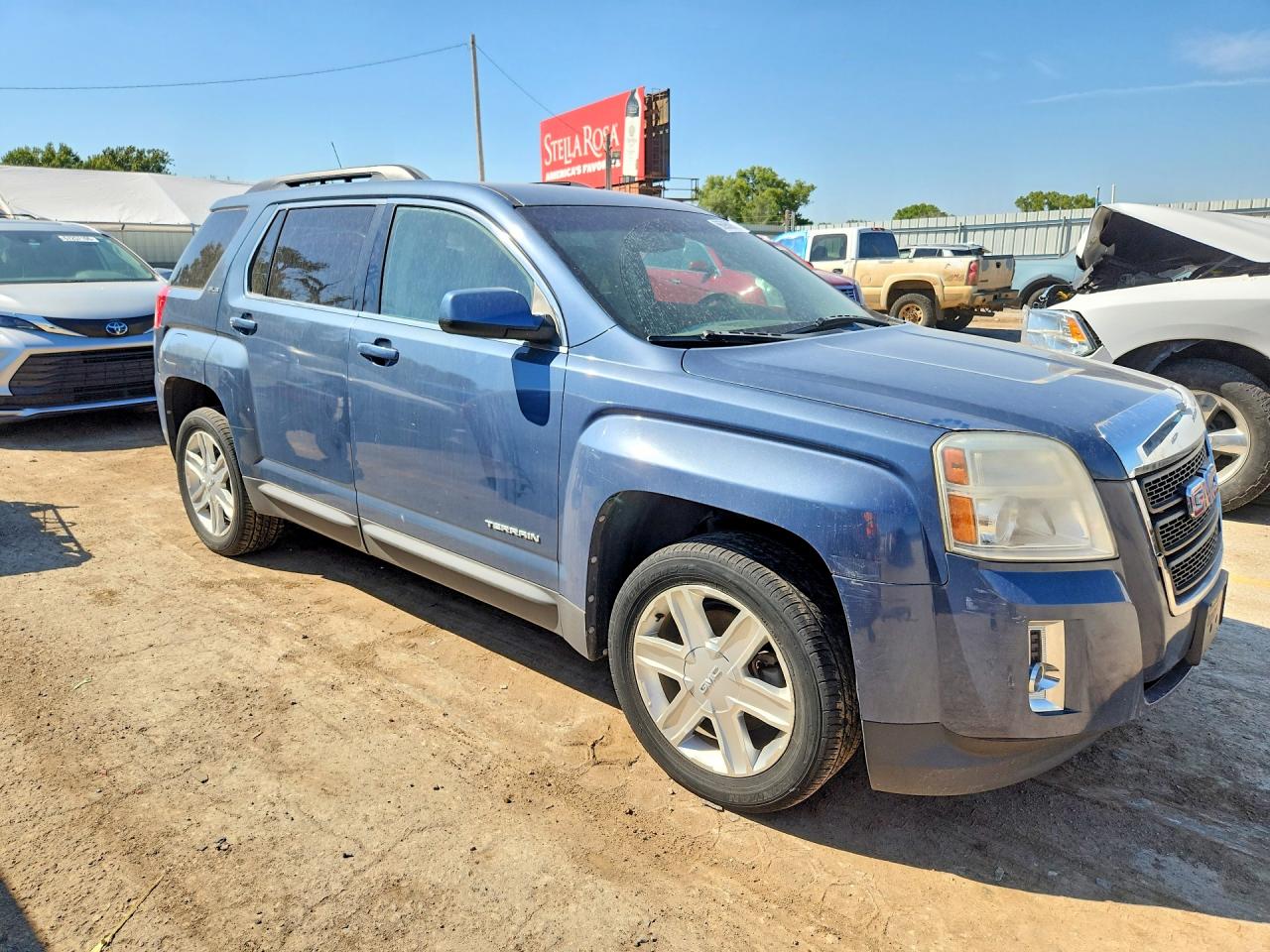2011 Gmc Terrain Sle Blue vin: 2CTFLSE53B6412705