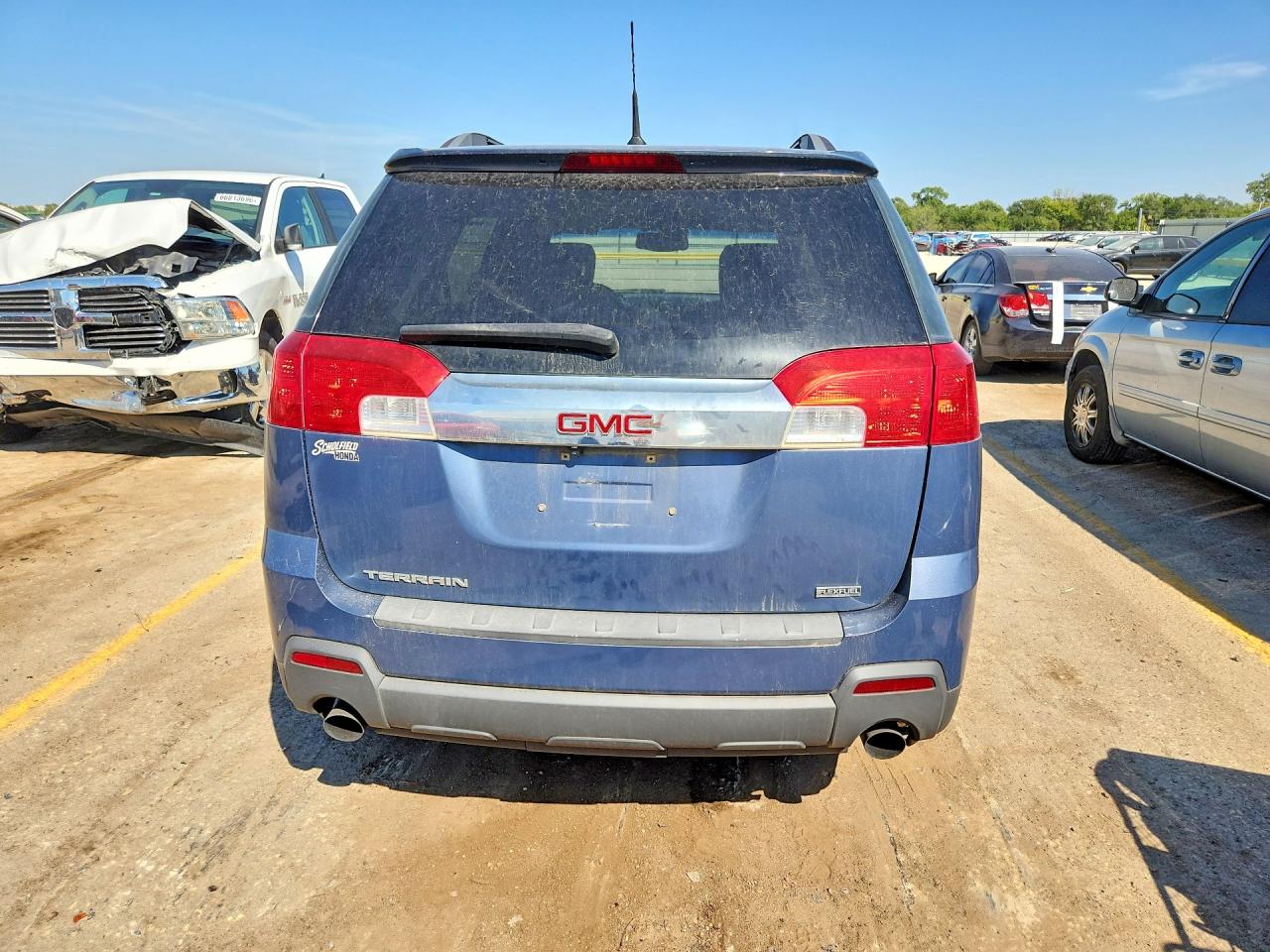 2011 Gmc Terrain Sle Blue vin: 2CTFLSE53B6412705
