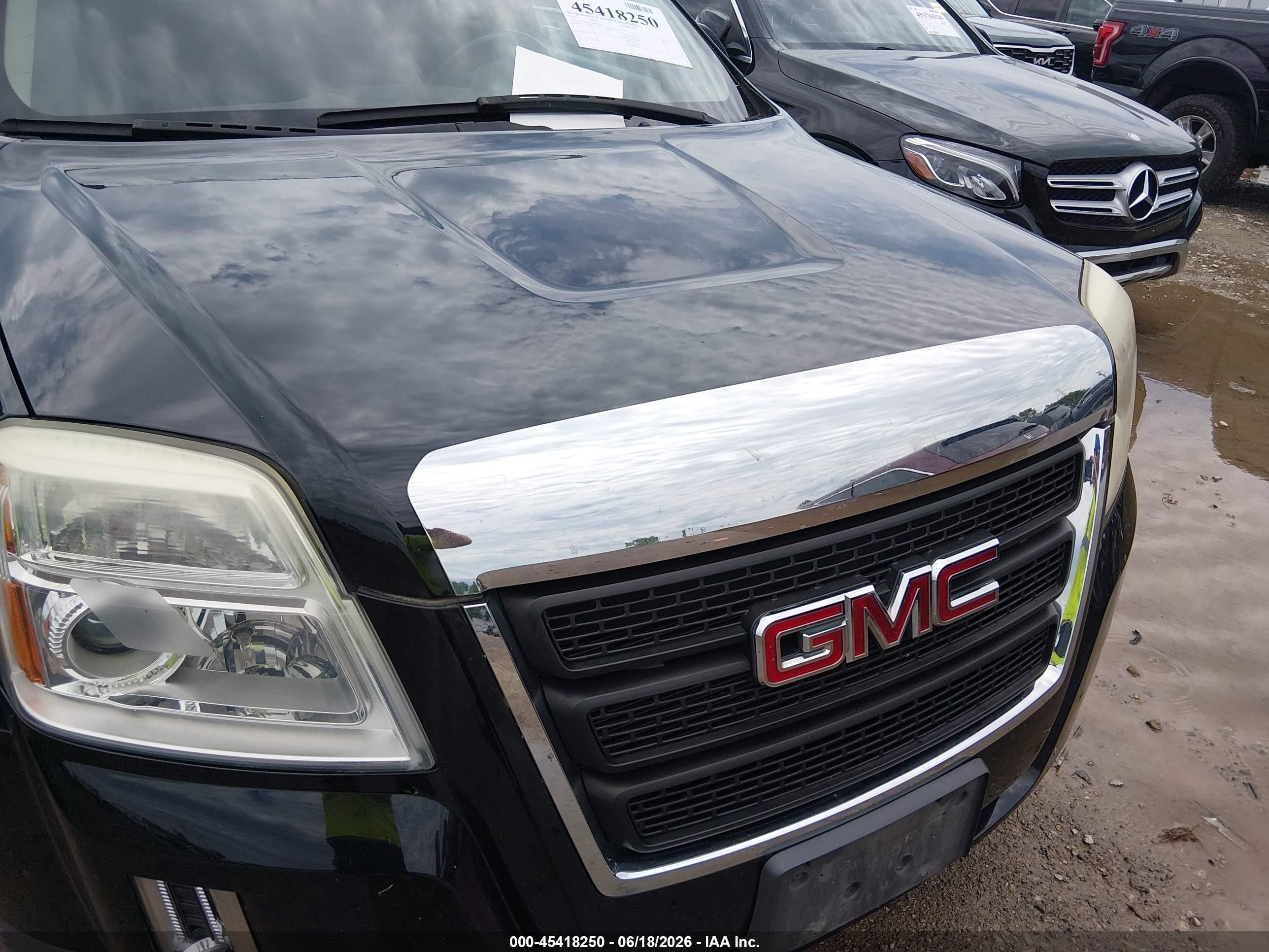 2011 Gmc Terrain Sle-2 Black vin: 2CTFLSE57B6415736