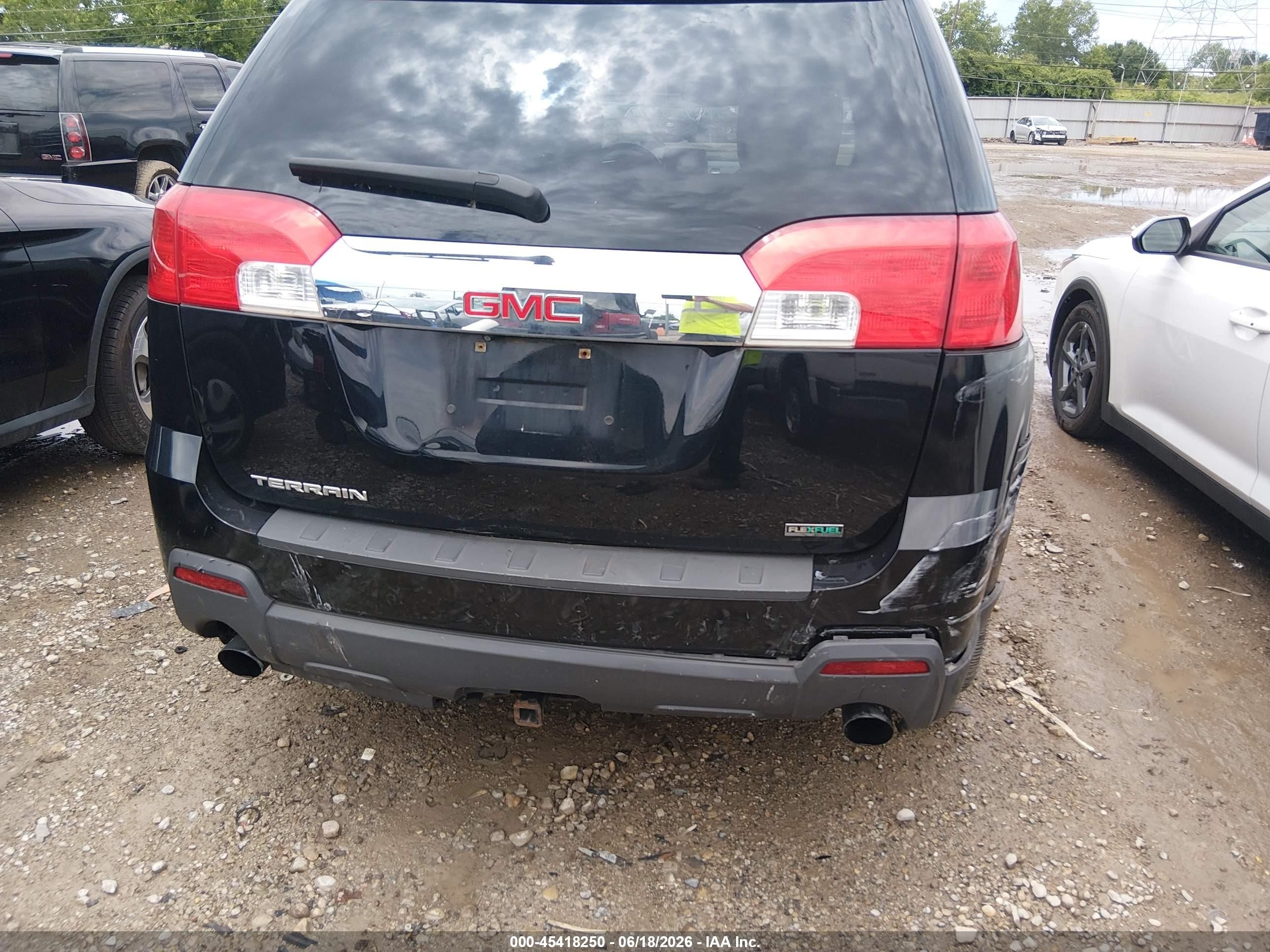 2011 Gmc Terrain Sle-2 Black vin: 2CTFLSE57B6415736
