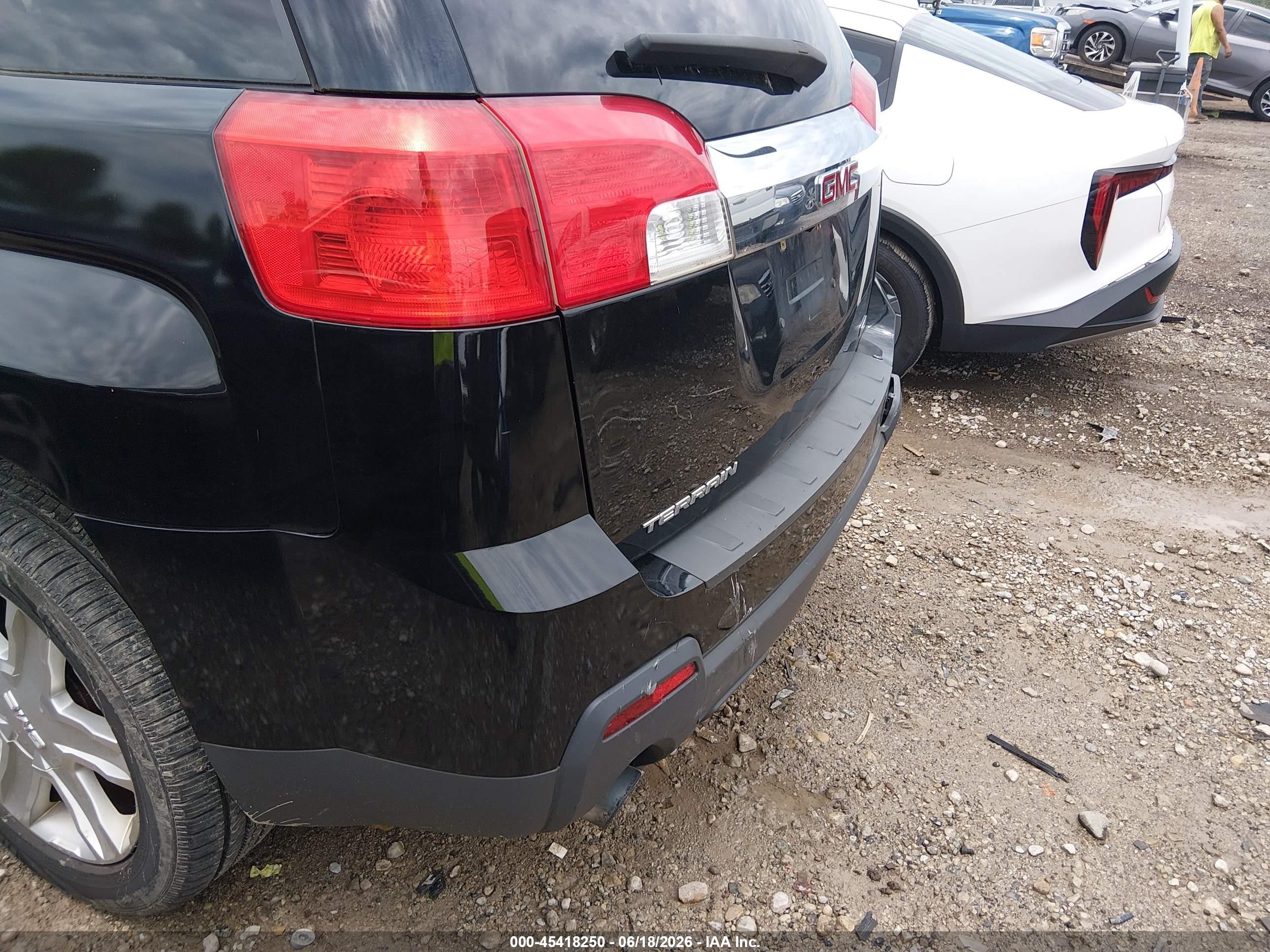 2011 Gmc Terrain Sle-2 Black vin: 2CTFLSE57B6415736