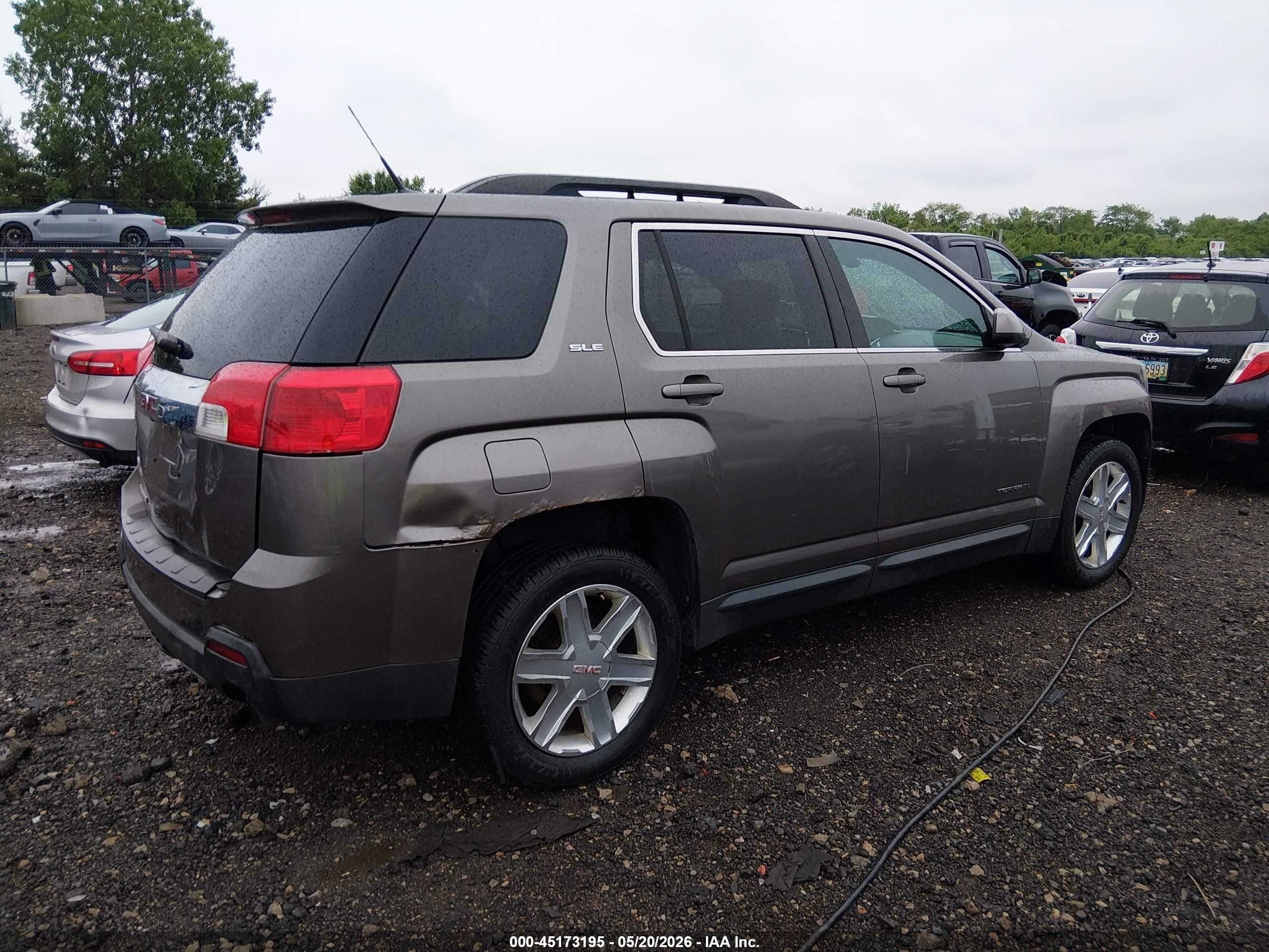 2011 Gmc Terrain Sle-2 Brown vin: 2CTFLSE5XB6469757