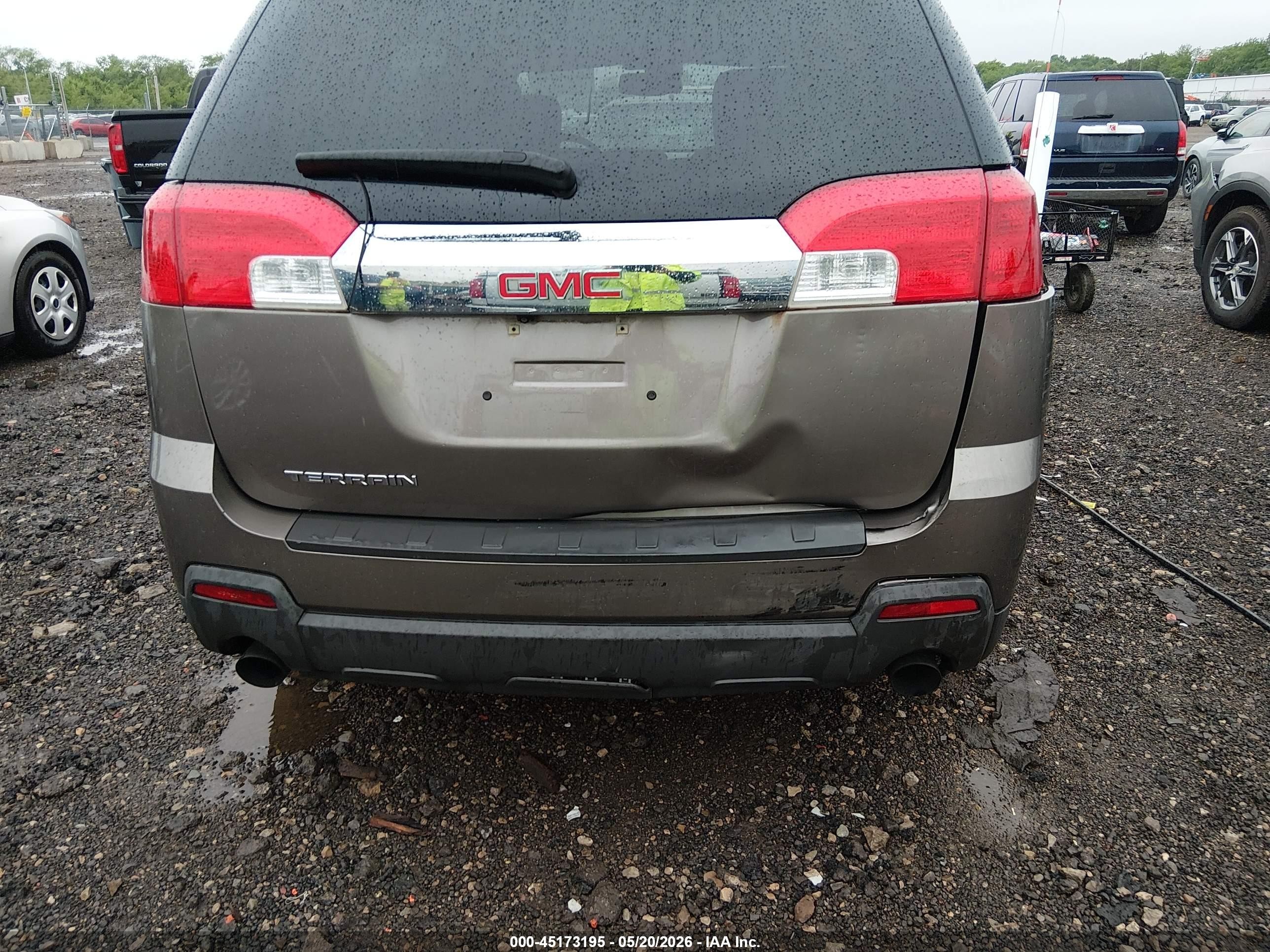 2011 Gmc Terrain Sle-2 Brown vin: 2CTFLSE5XB6469757