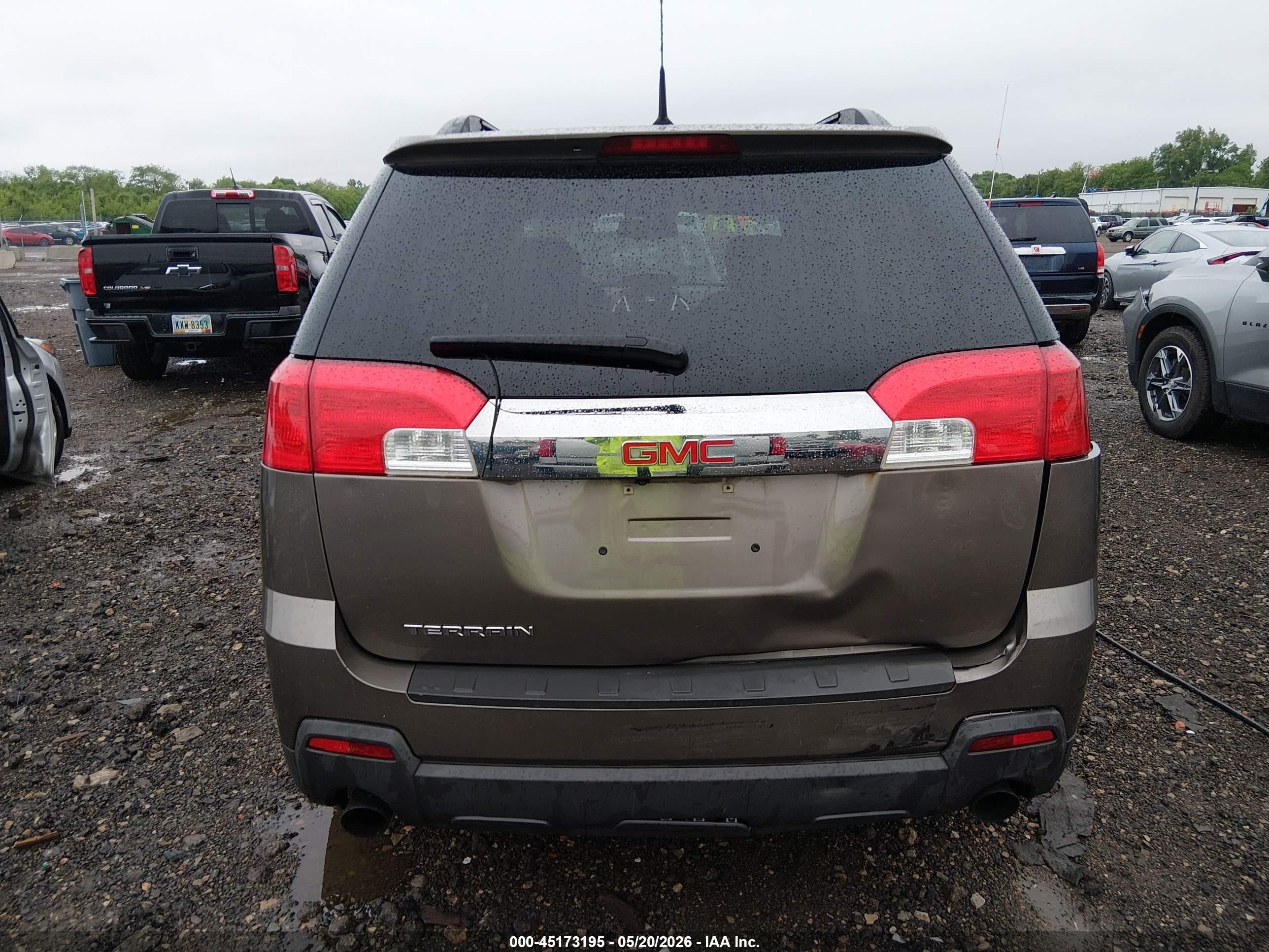 2011 Gmc Terrain Sle-2 Brown vin: 2CTFLSE5XB6469757