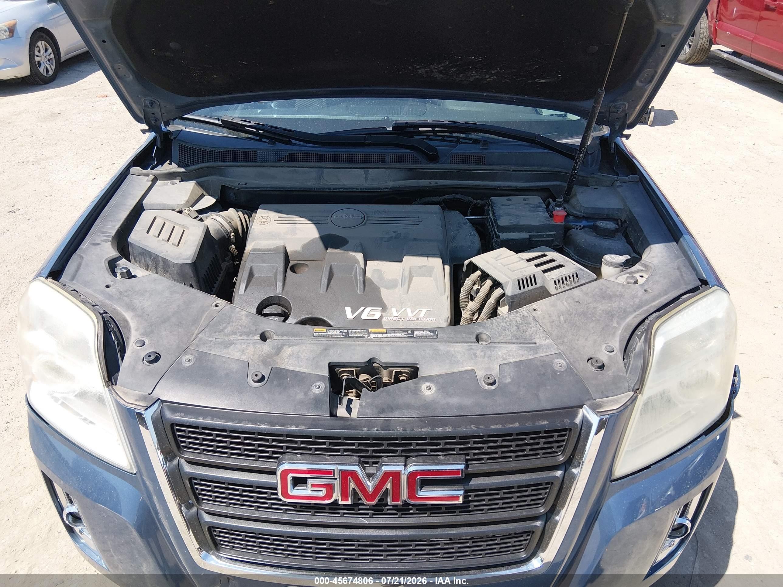 2011 Gmc Terrain Sle-2 Blue vin: 2CTFLTE50B6469353