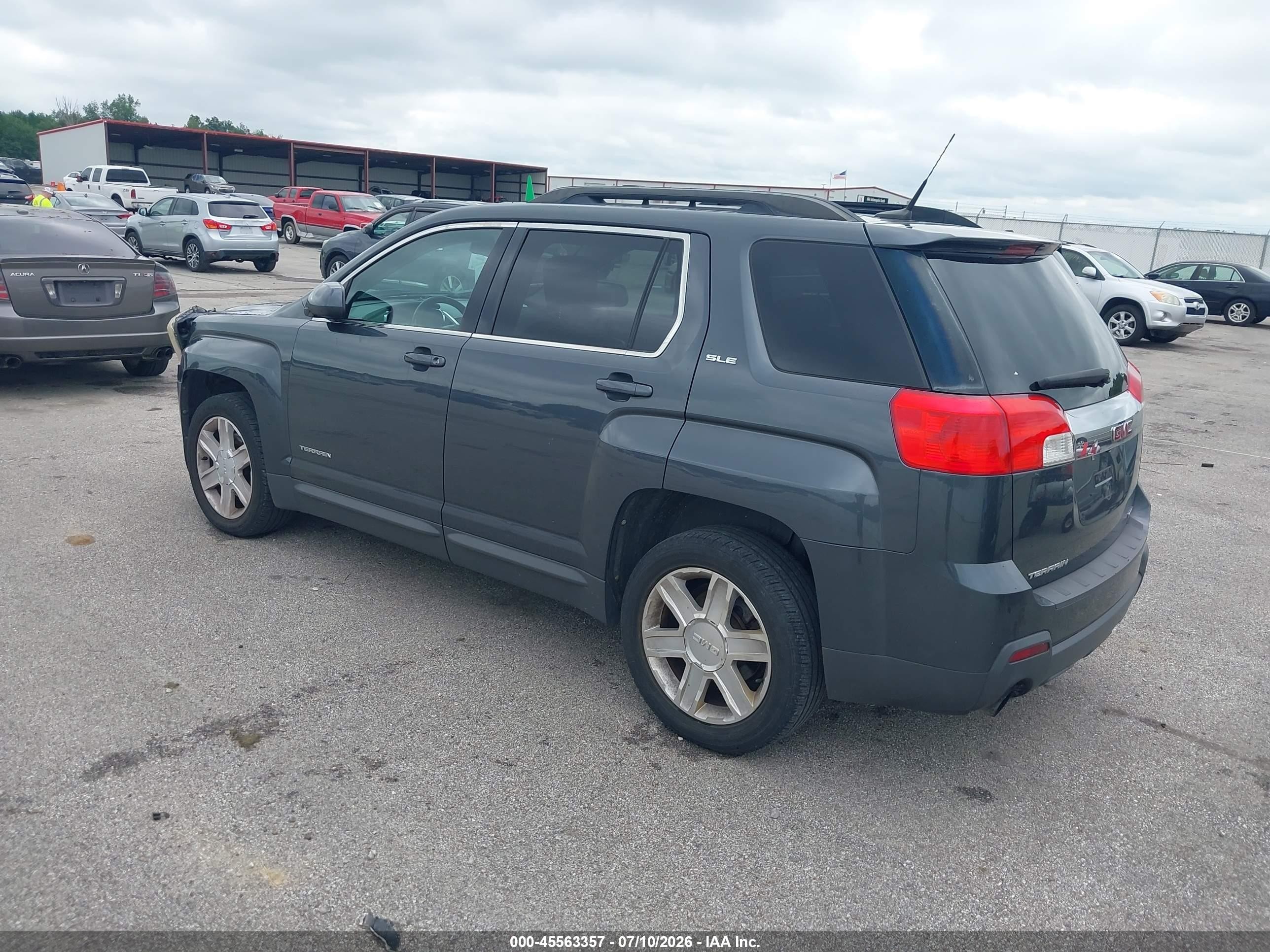2011 Gmc Terrain Sle-2 Gray vin: 2CTFLTE51B6243287