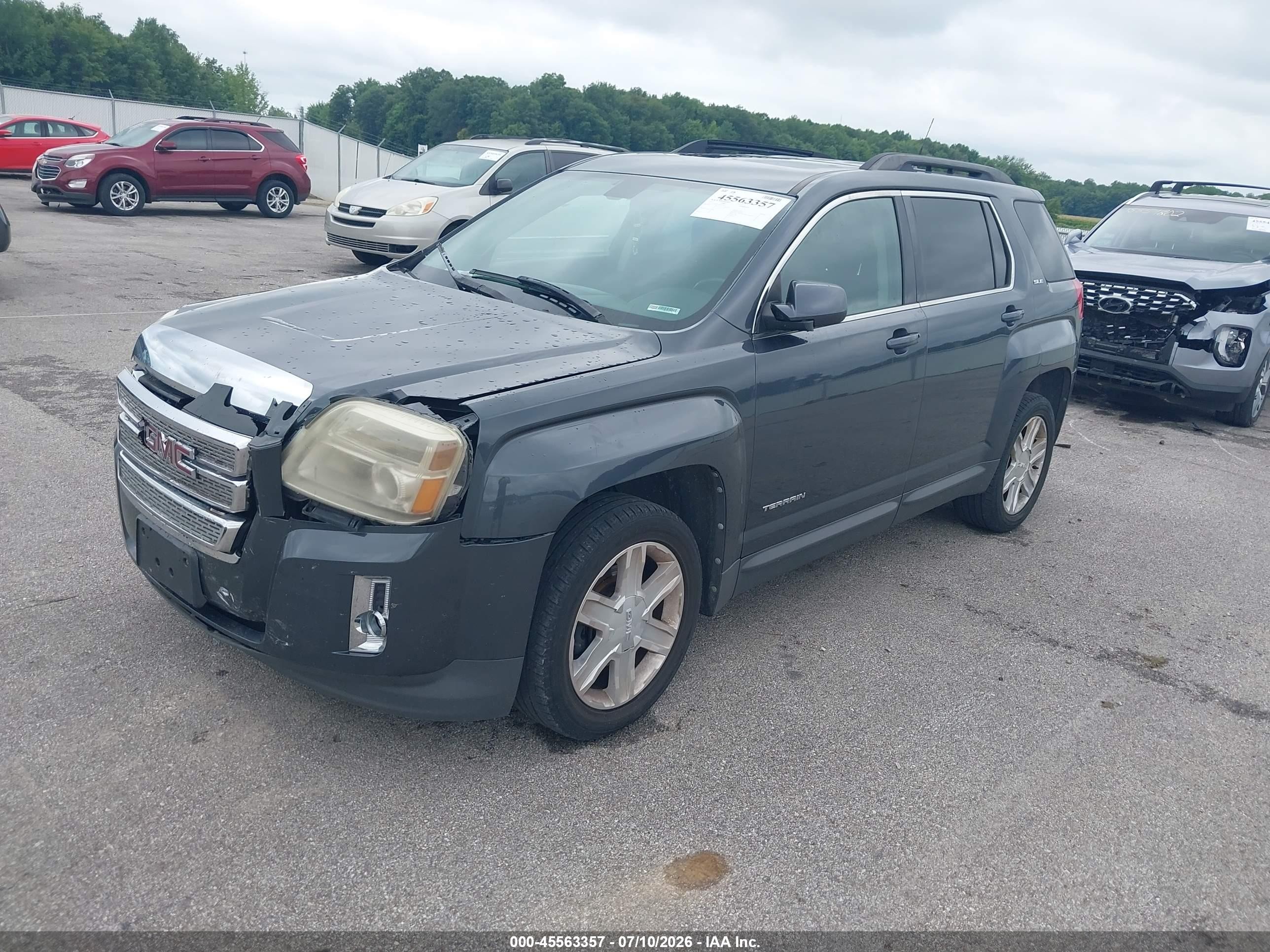 2011 Gmc Terrain Sle-2 Gray vin: 2CTFLTE51B6243287