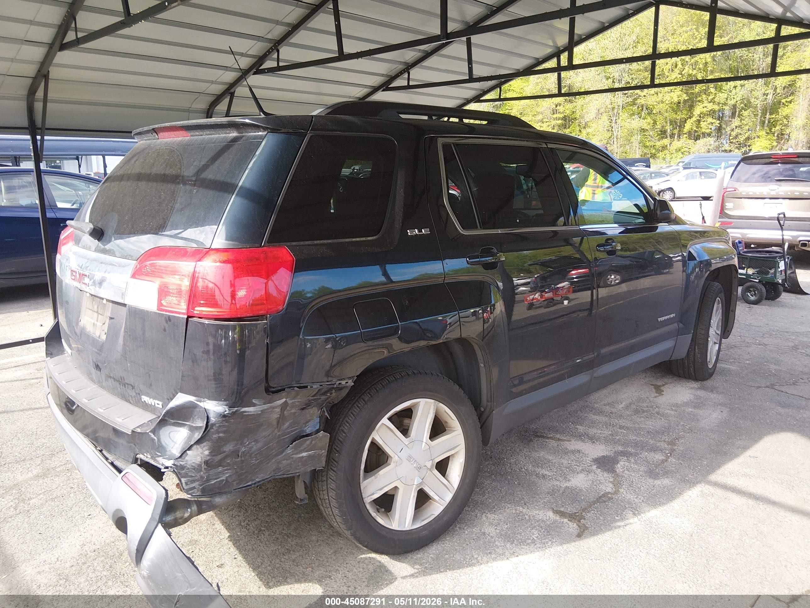 2011 Gmc Terrain Sle-2 Black vin: 2CTFLTE53B6397256