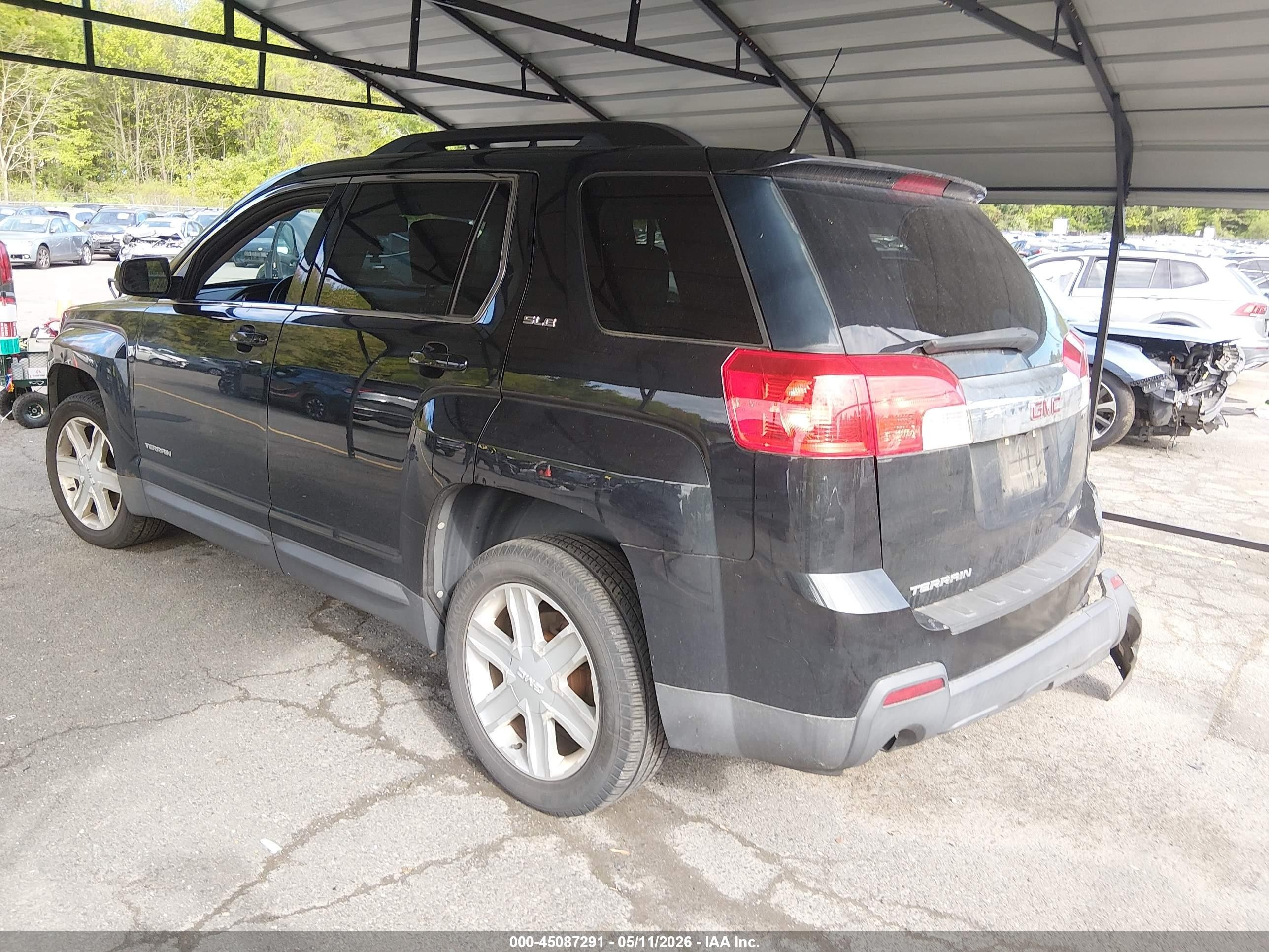 2011 Gmc Terrain Sle-2 Black vin: 2CTFLTE53B6397256