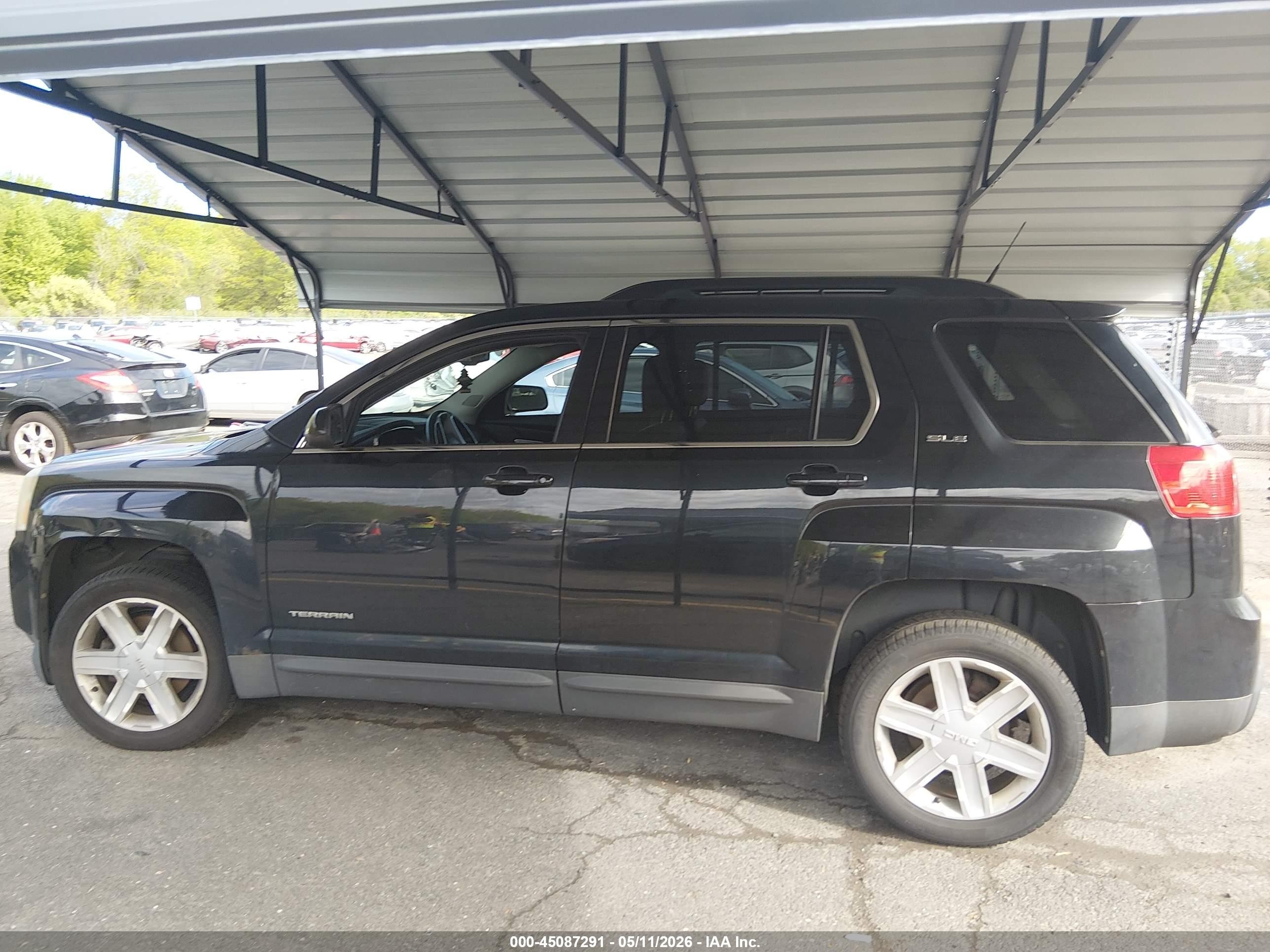 2011 Gmc Terrain Sle-2 Black vin: 2CTFLTE53B6397256