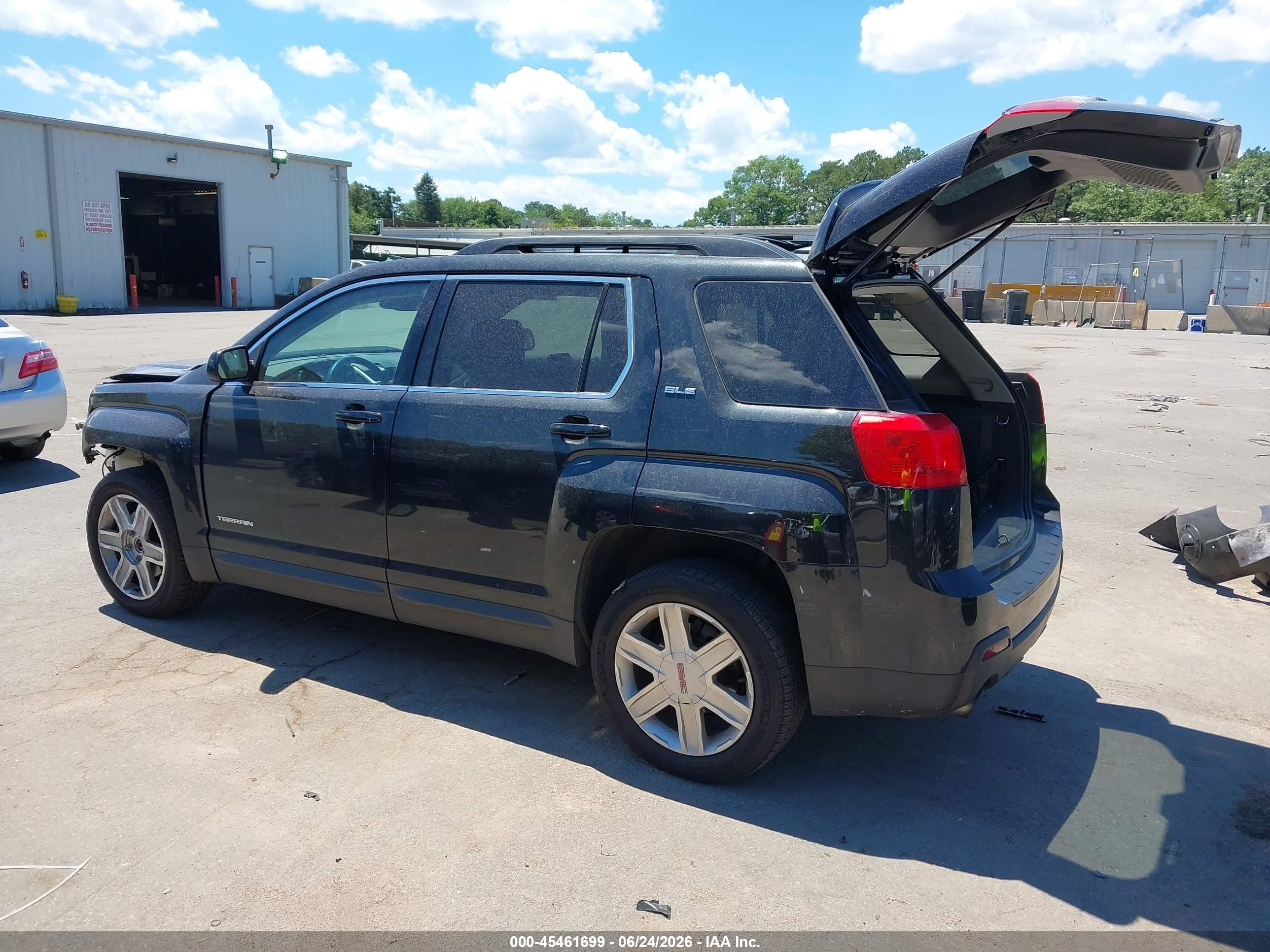 2011 Gmc Terrain Sle-2 Black vin: 2CTFLTE54B6443967