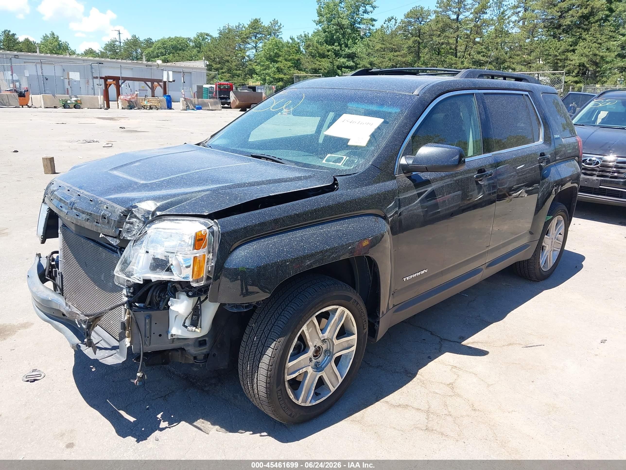 2011 Gmc Terrain Sle-2 Black vin: 2CTFLTE54B6443967
