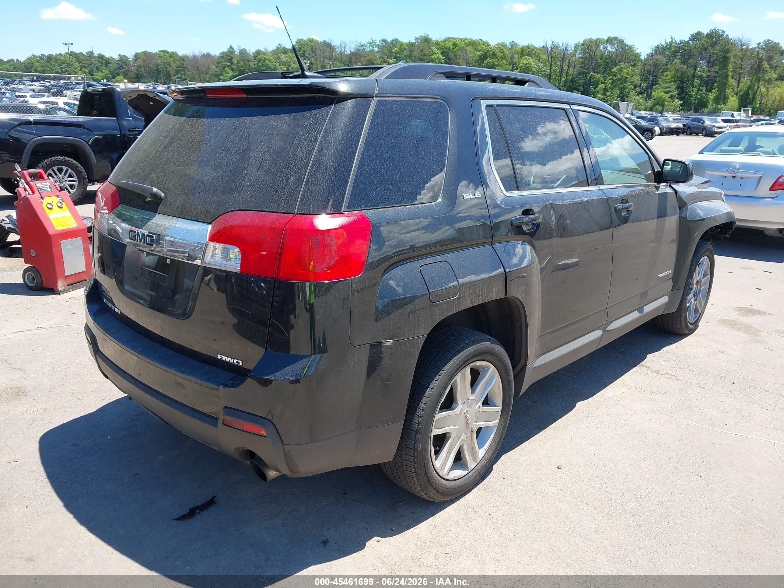 2011 Gmc Terrain Sle-2 Black vin: 2CTFLTE54B6443967