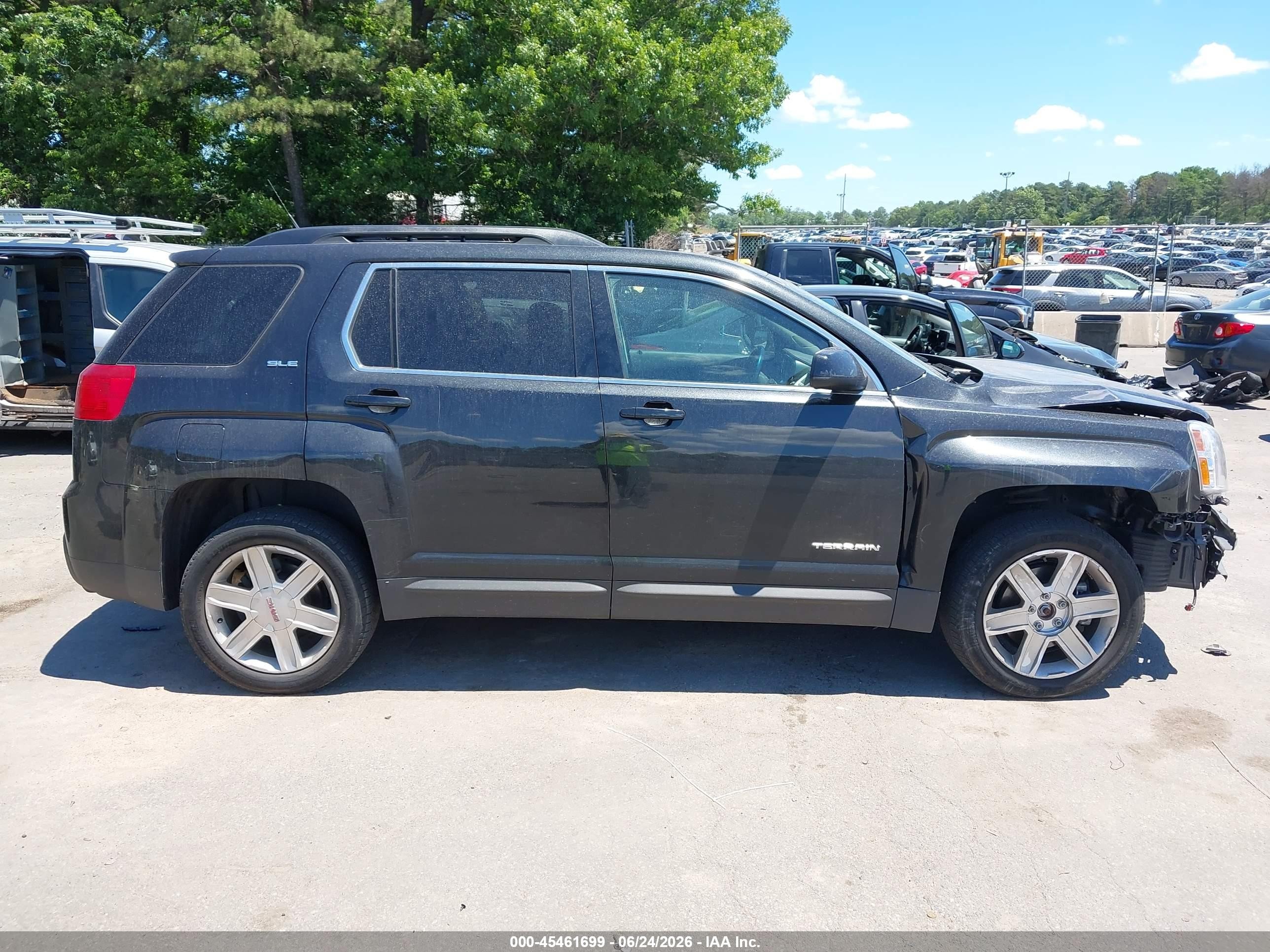 2011 Gmc Terrain Sle-2 Black vin: 2CTFLTE54B6443967