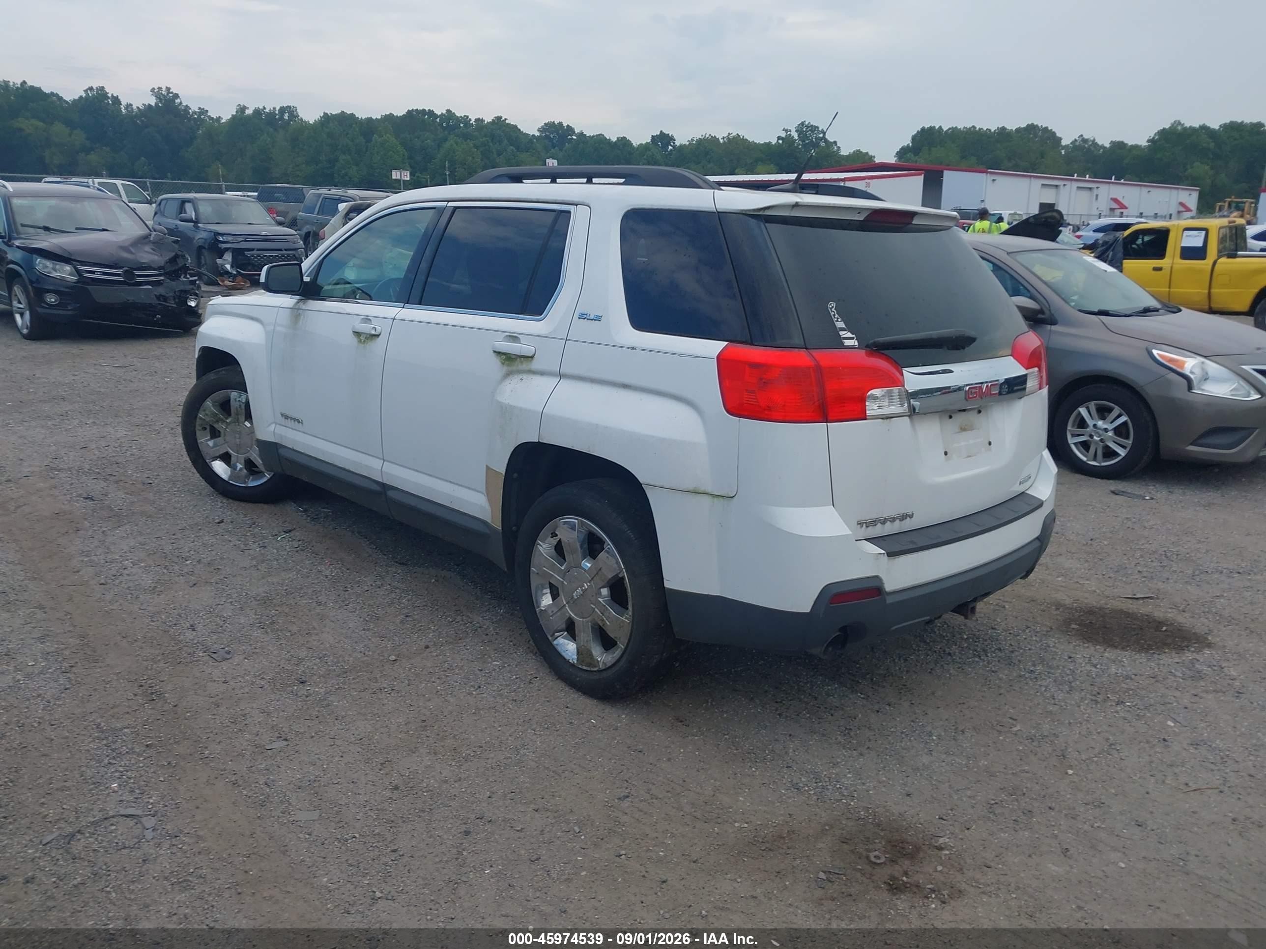 2011 Gmc Terrain Sle-2 White vin: 2CTFLTE55B6299376