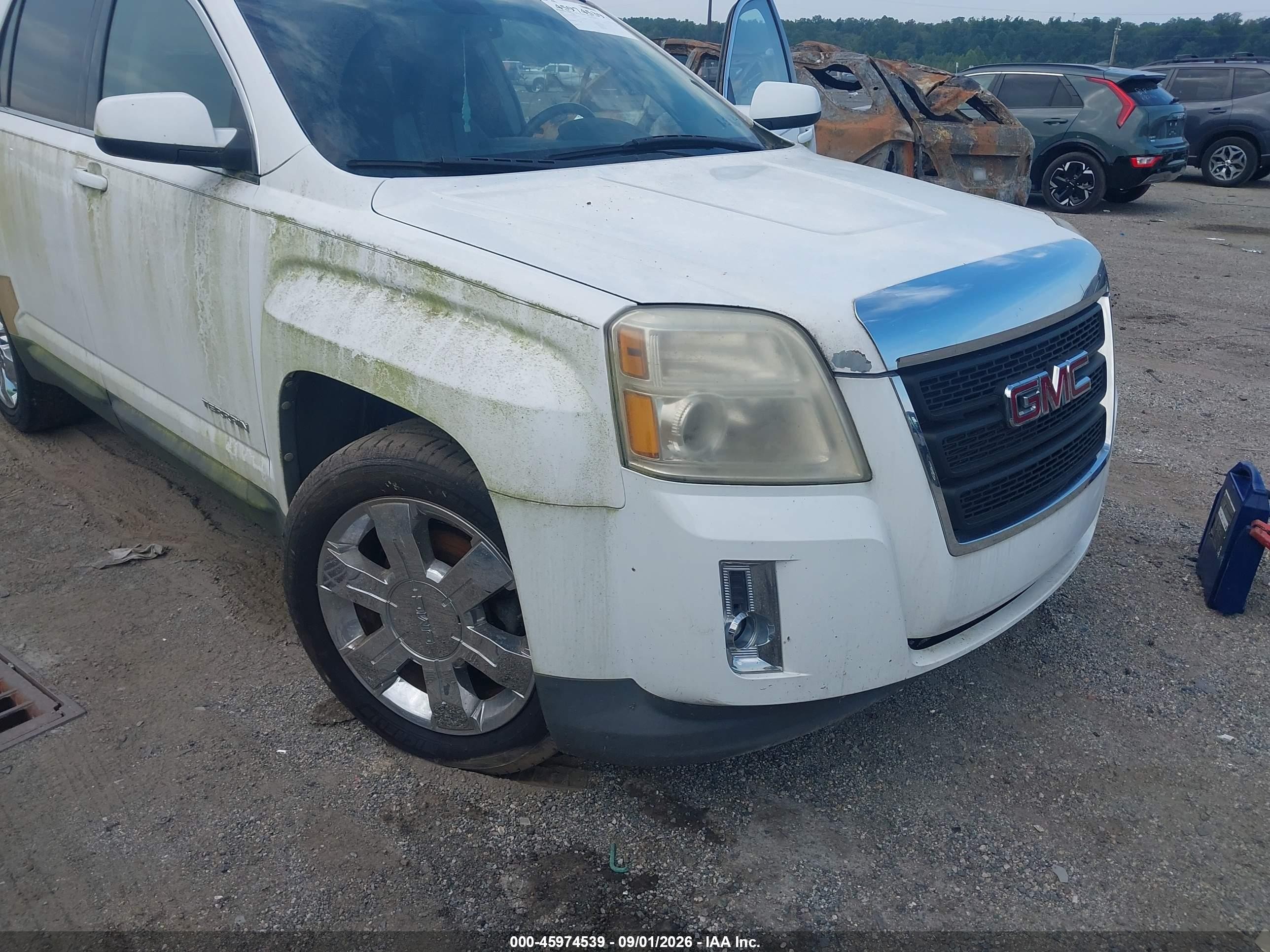 2011 Gmc Terrain Sle-2 White vin: 2CTFLTE55B6299376