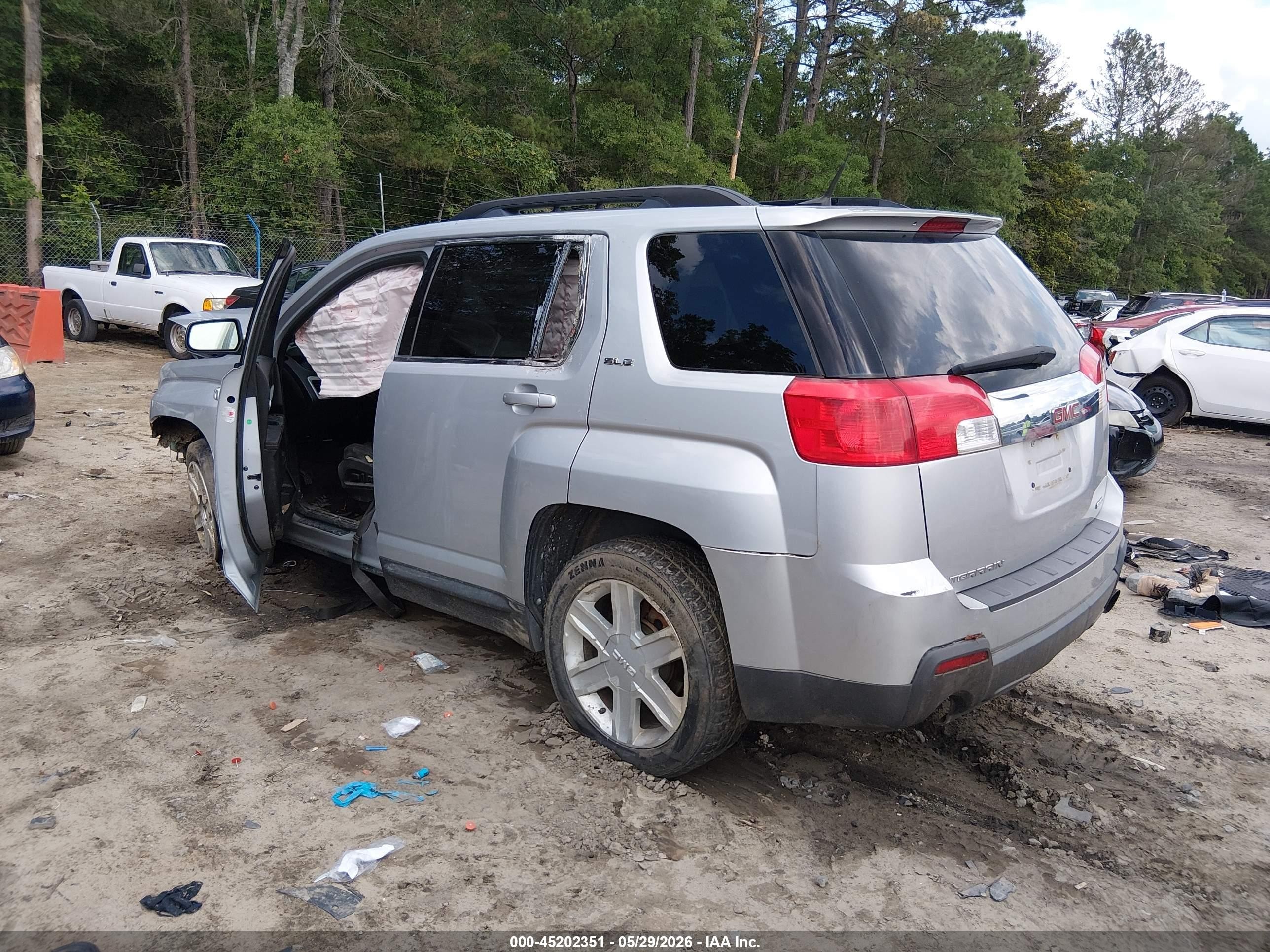 2011 Gmc Terrain Sle-2 Silver vin: 2CTFLTE56B6280111