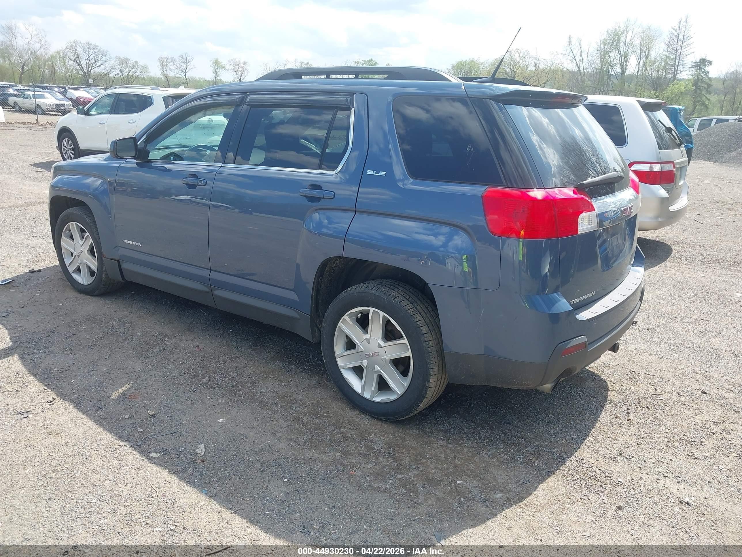 2011 Gmc Terrain Sle-2 Blue vin: 2CTFLTE56B6465680