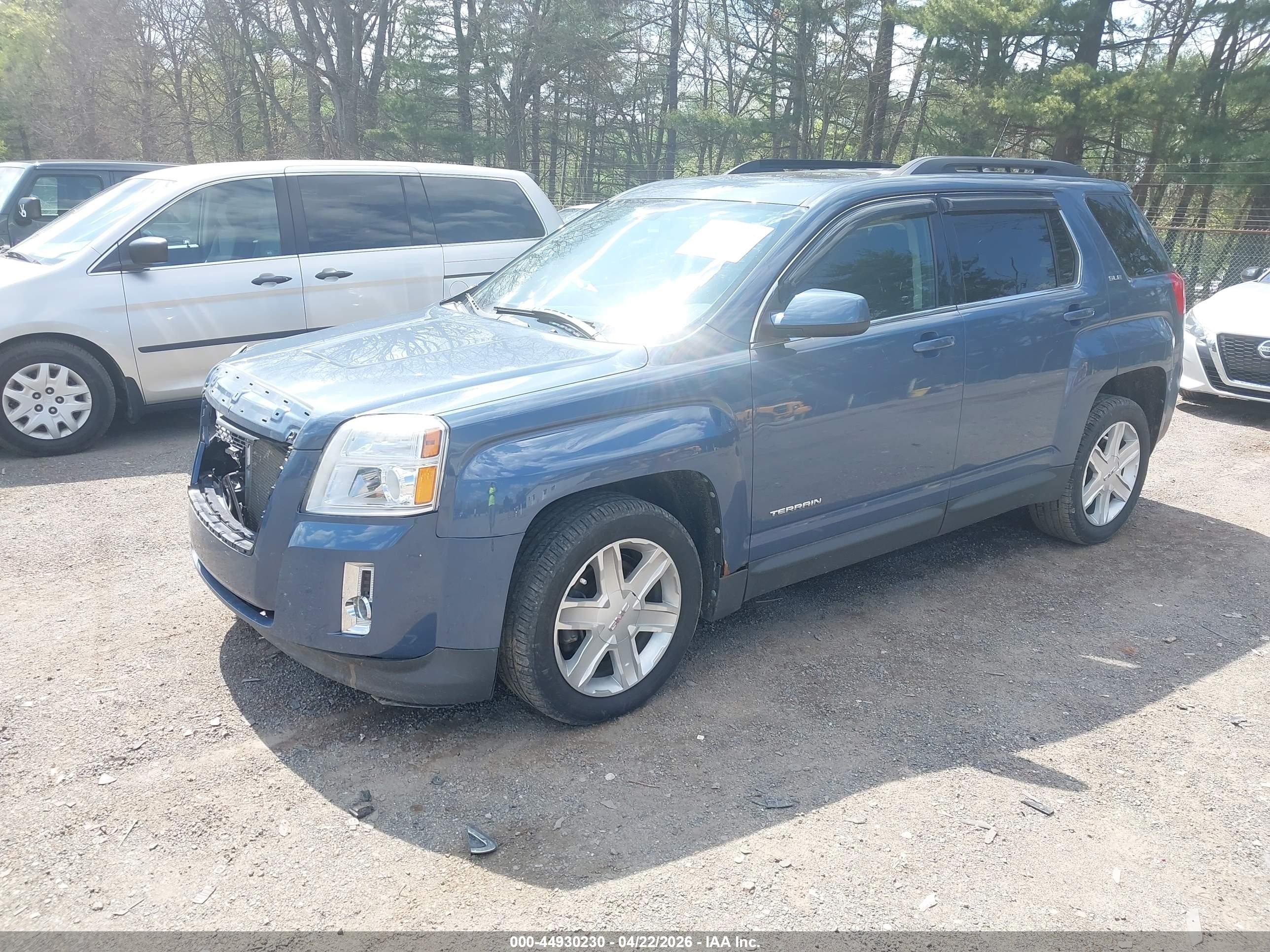 2011 Gmc Terrain Sle-2 Blue vin: 2CTFLTE56B6465680