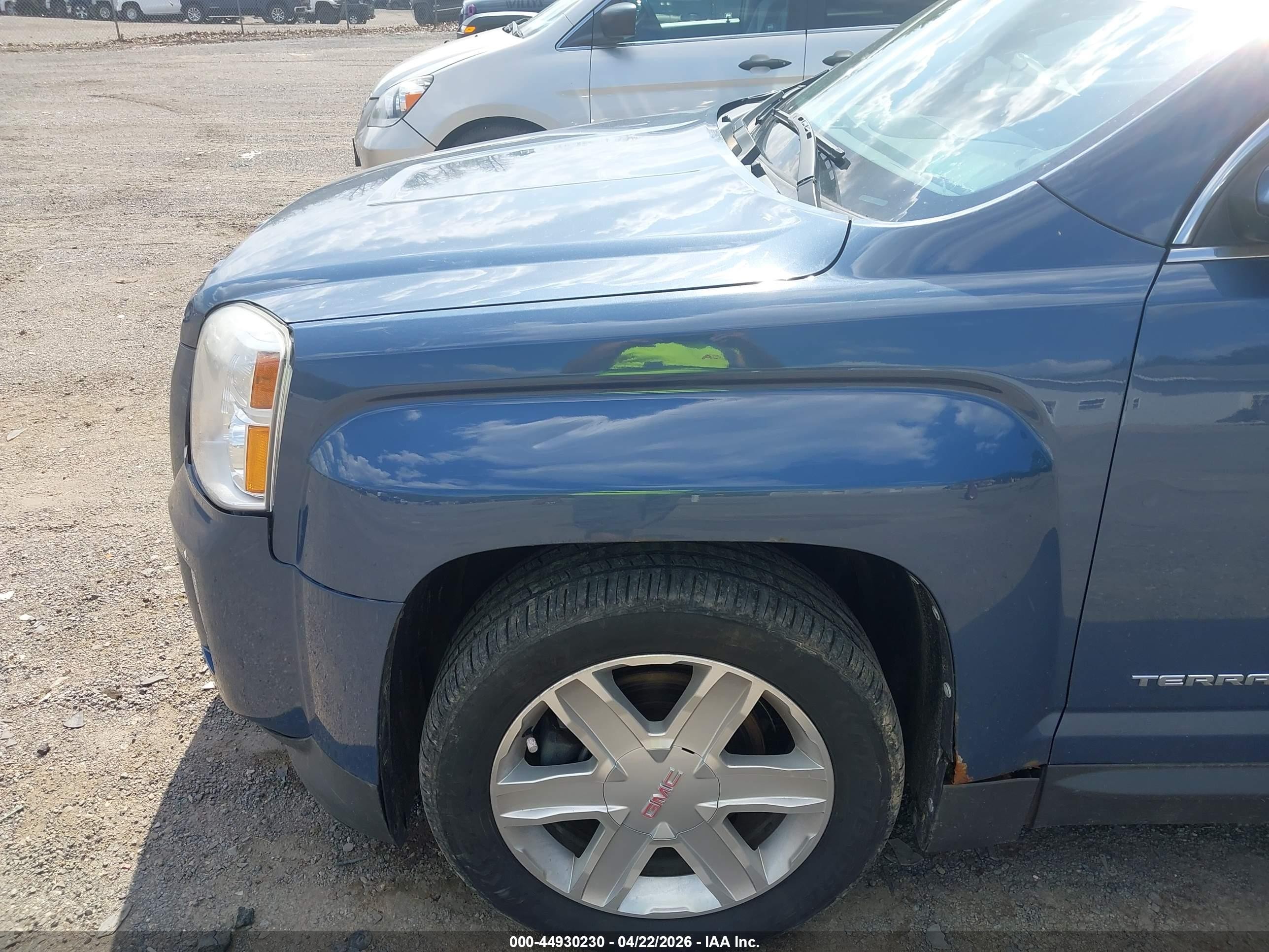 2011 Gmc Terrain Sle-2 Blue vin: 2CTFLTE56B6465680
