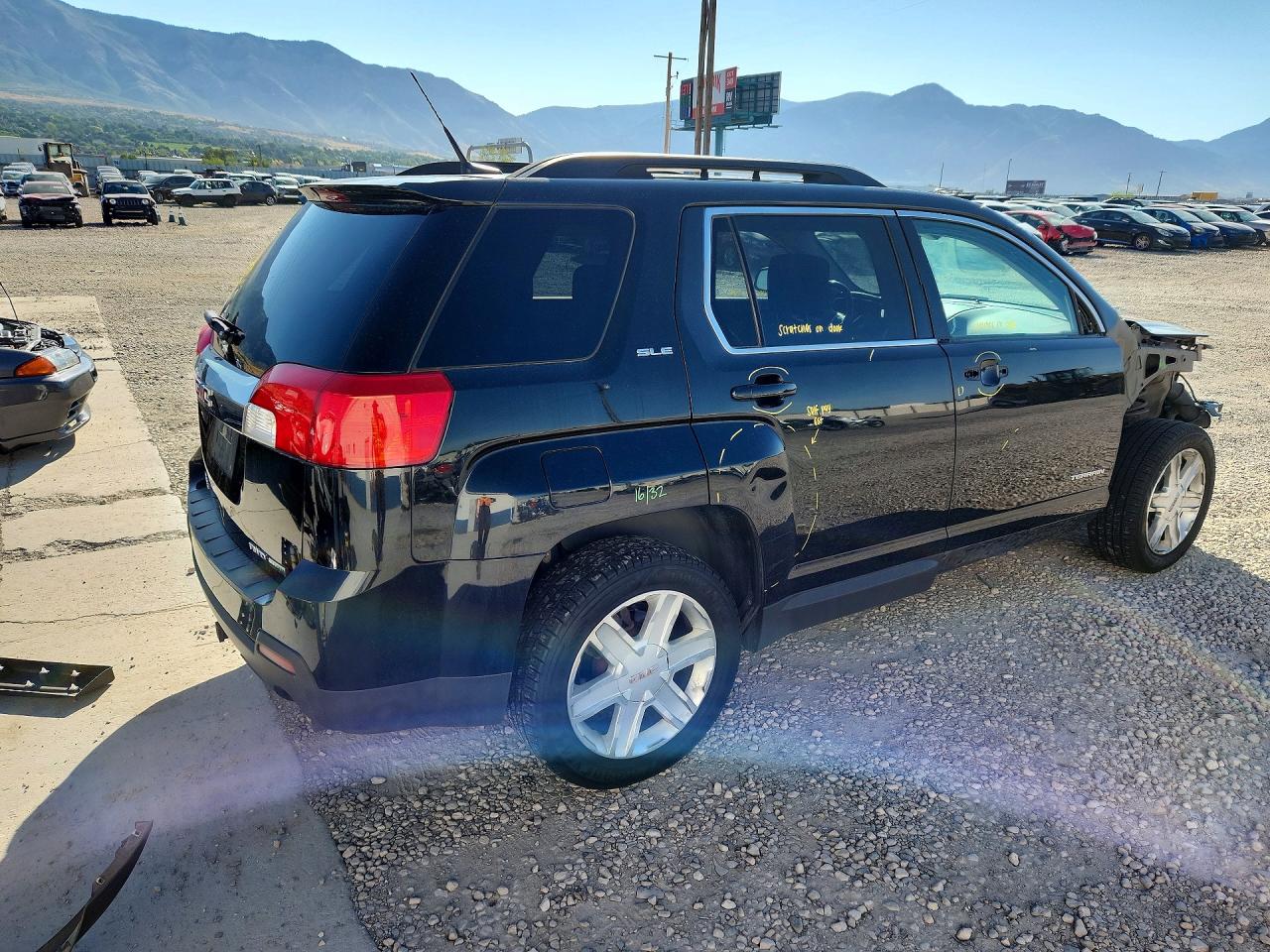 2011 Gmc Terrain Sle Black vin: 2CTFLTE57B6306151
