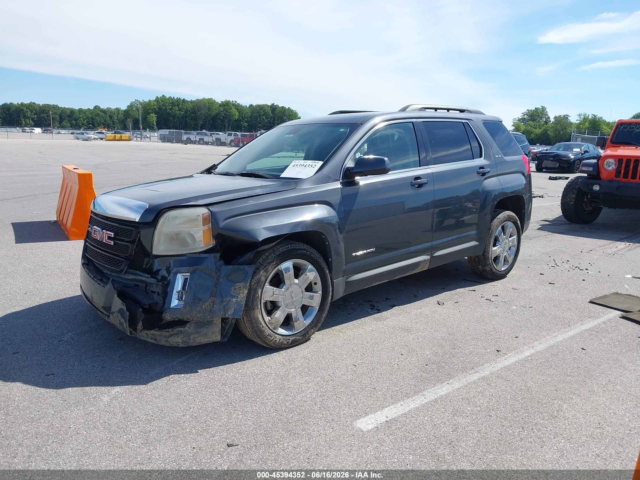 2011 Gmc Terrain Sle-2 Gray vin: 2CTFLTE59B6407241