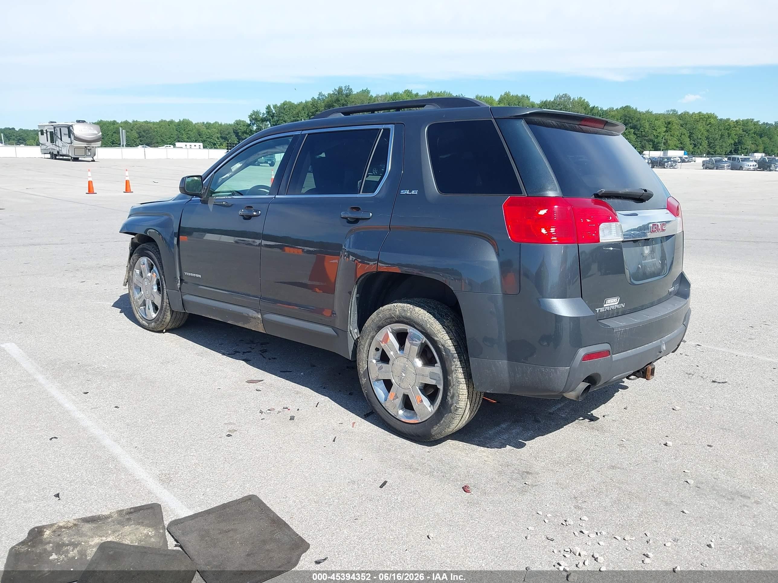 2011 Gmc Terrain Sle-2 Gray vin: 2CTFLTE59B6407241