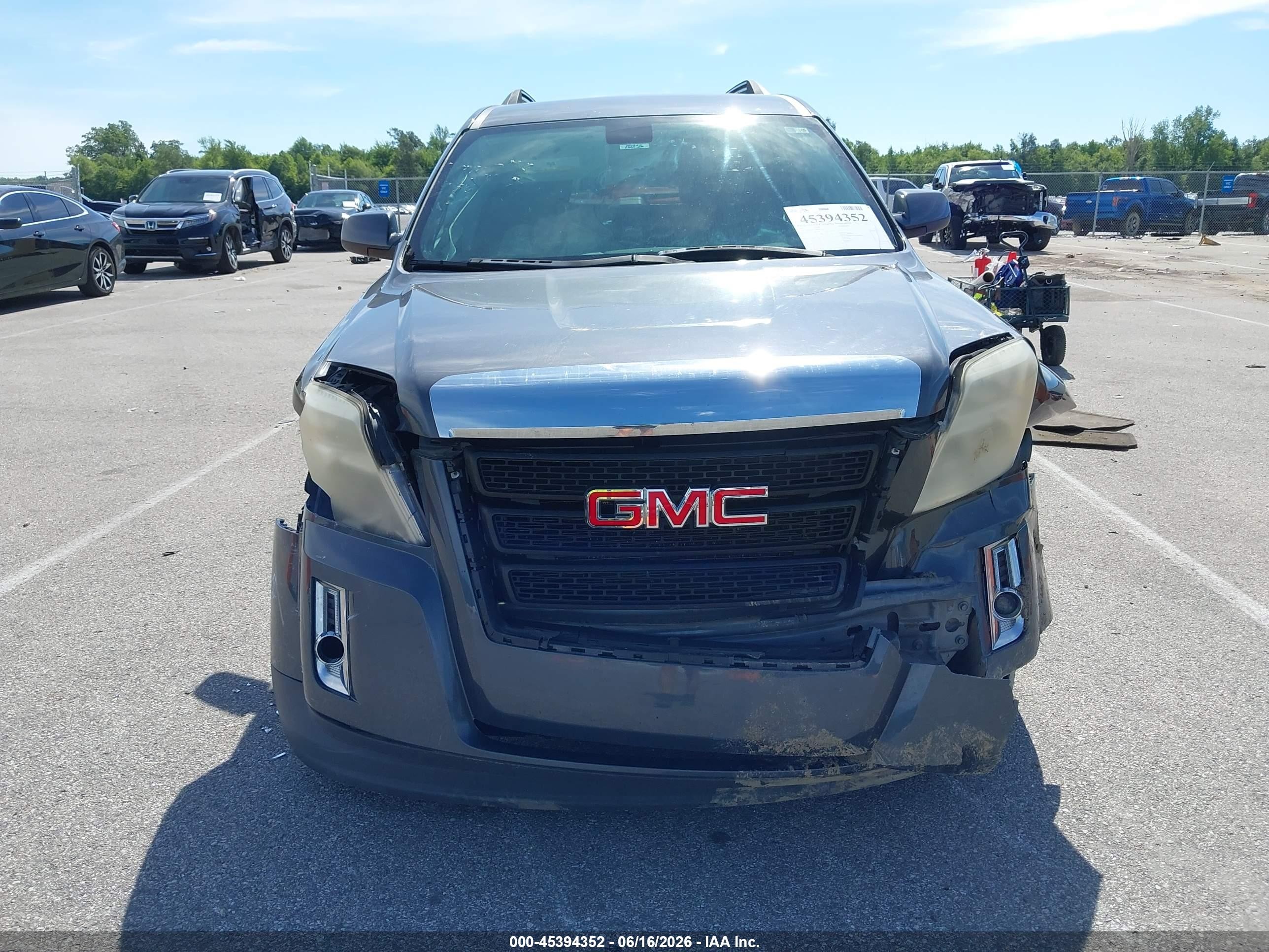 2011 Gmc Terrain Sle-2 Gray vin: 2CTFLTE59B6407241