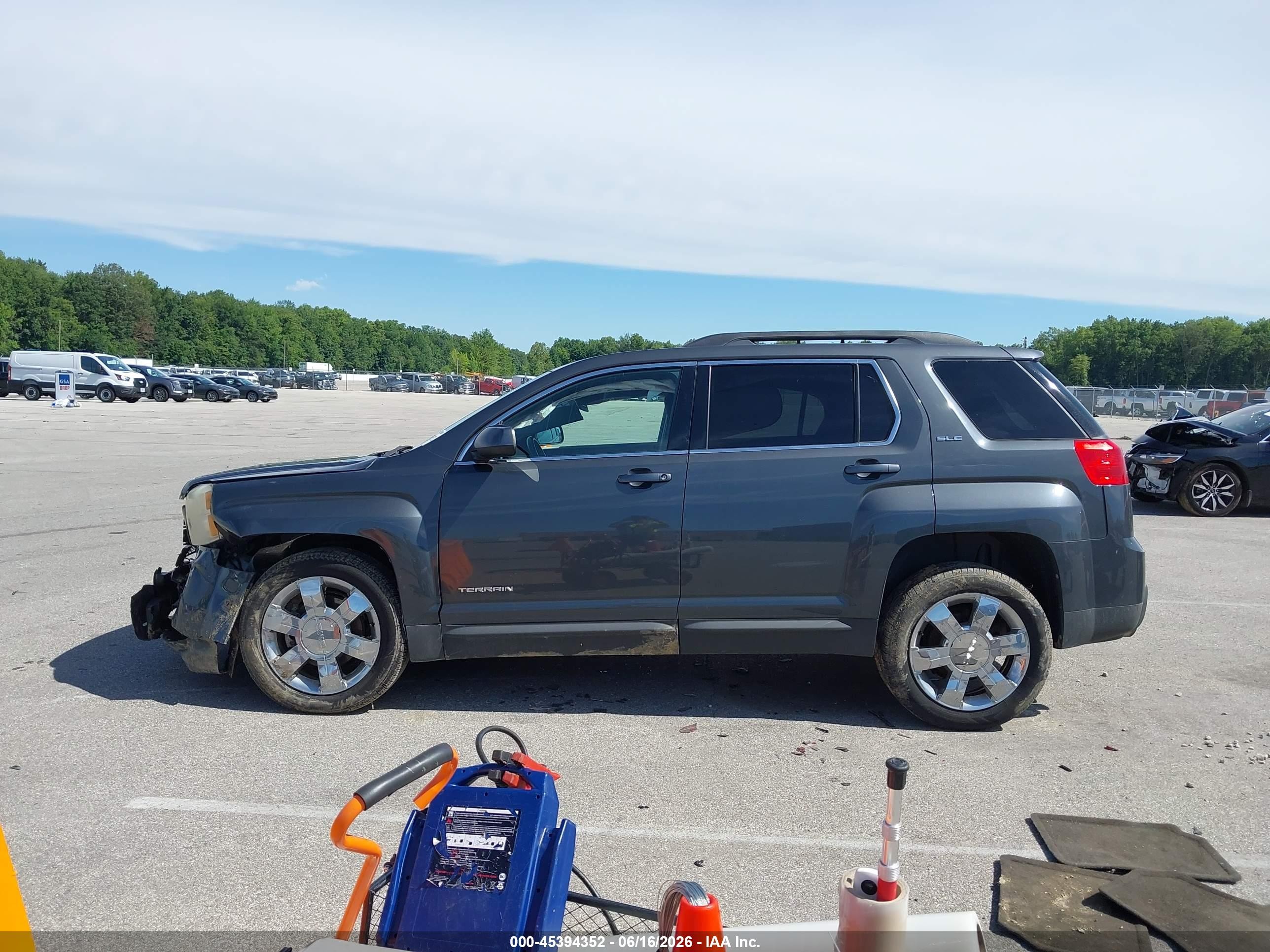 2011 Gmc Terrain Sle-2 Gray vin: 2CTFLTE59B6407241