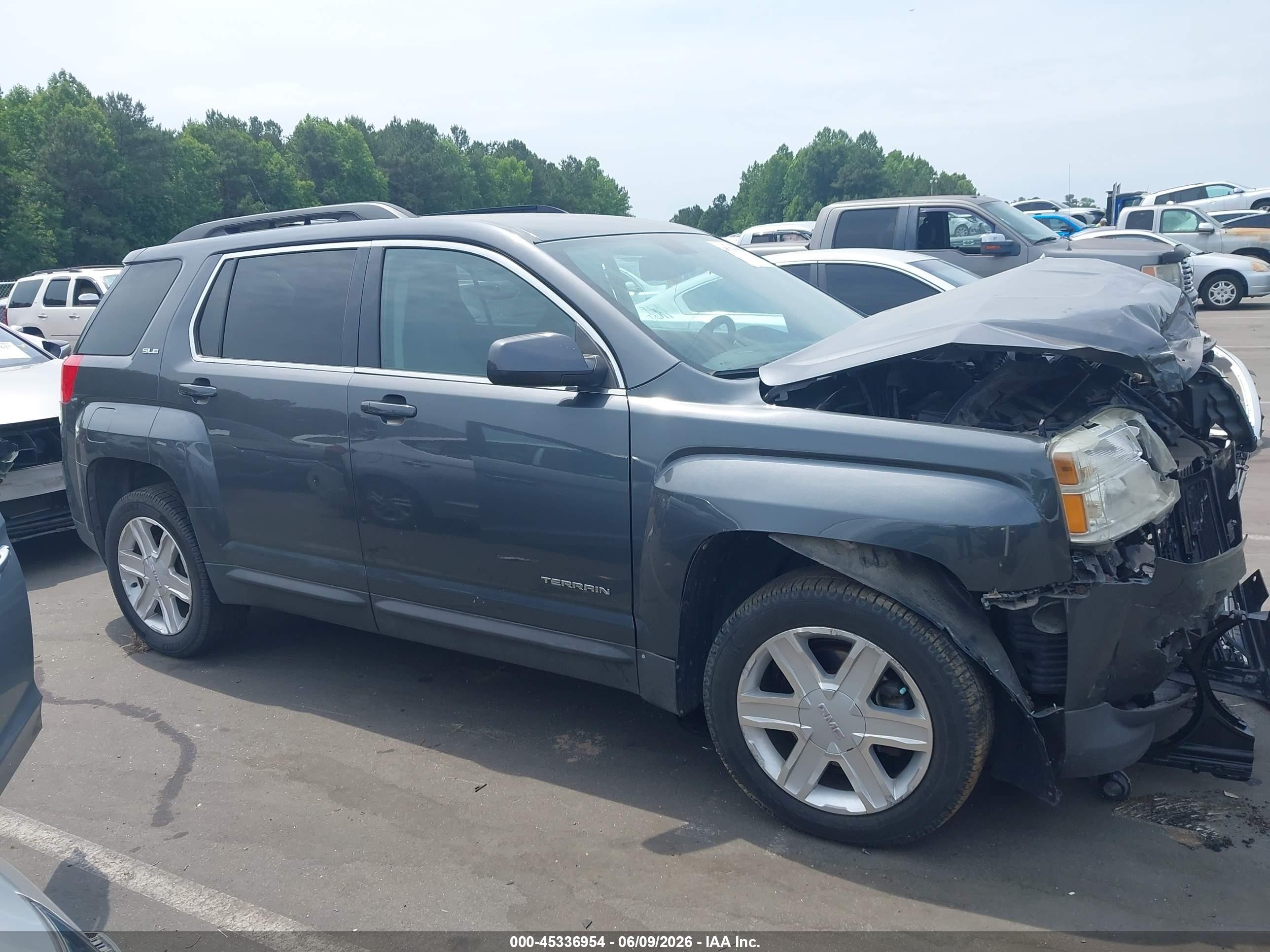 2011 Gmc Terrain Sle-2 Gray vin: 2CTFLTE5XB6376422