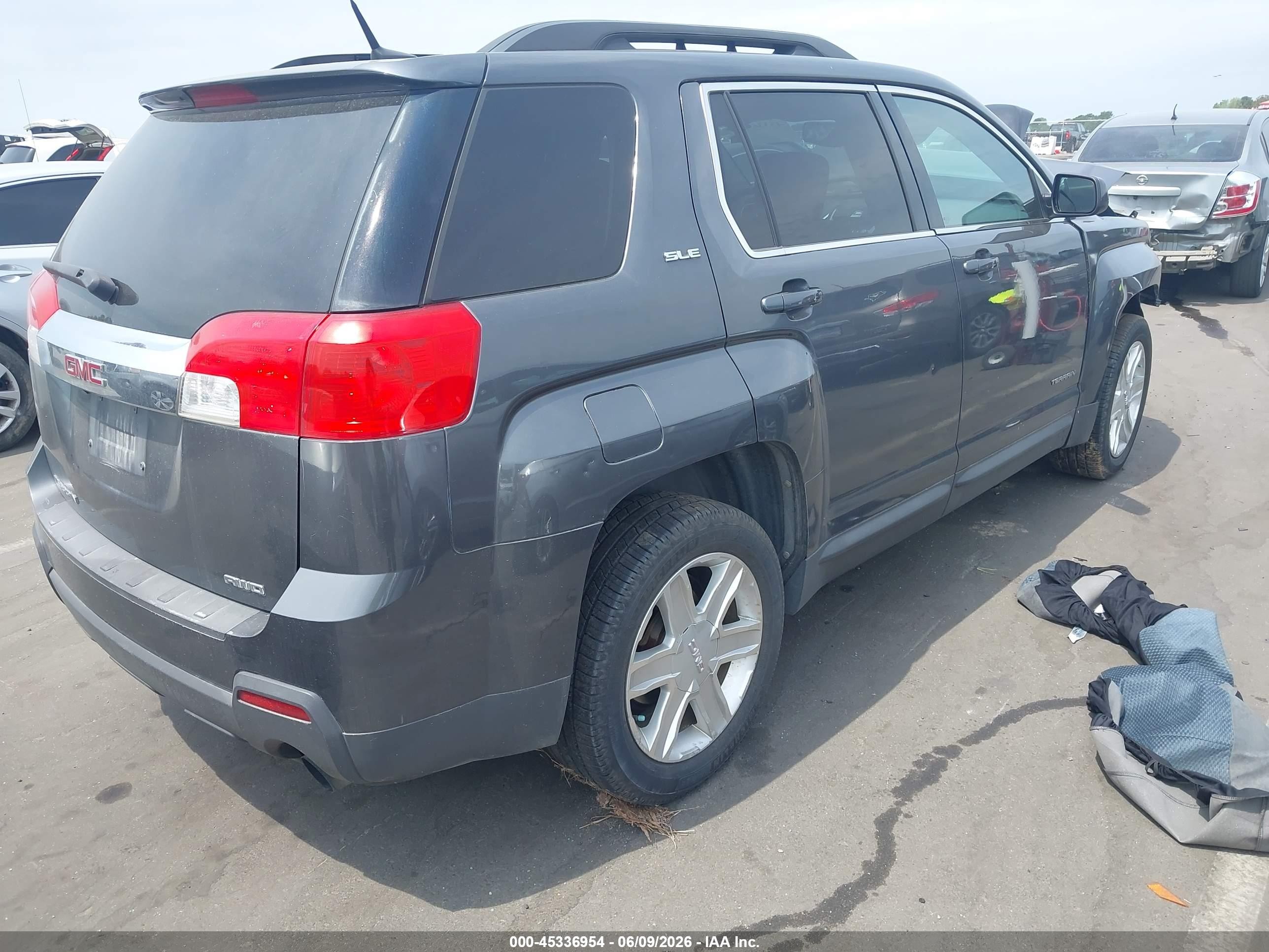 2011 Gmc Terrain Sle-2 Gray vin: 2CTFLTE5XB6376422