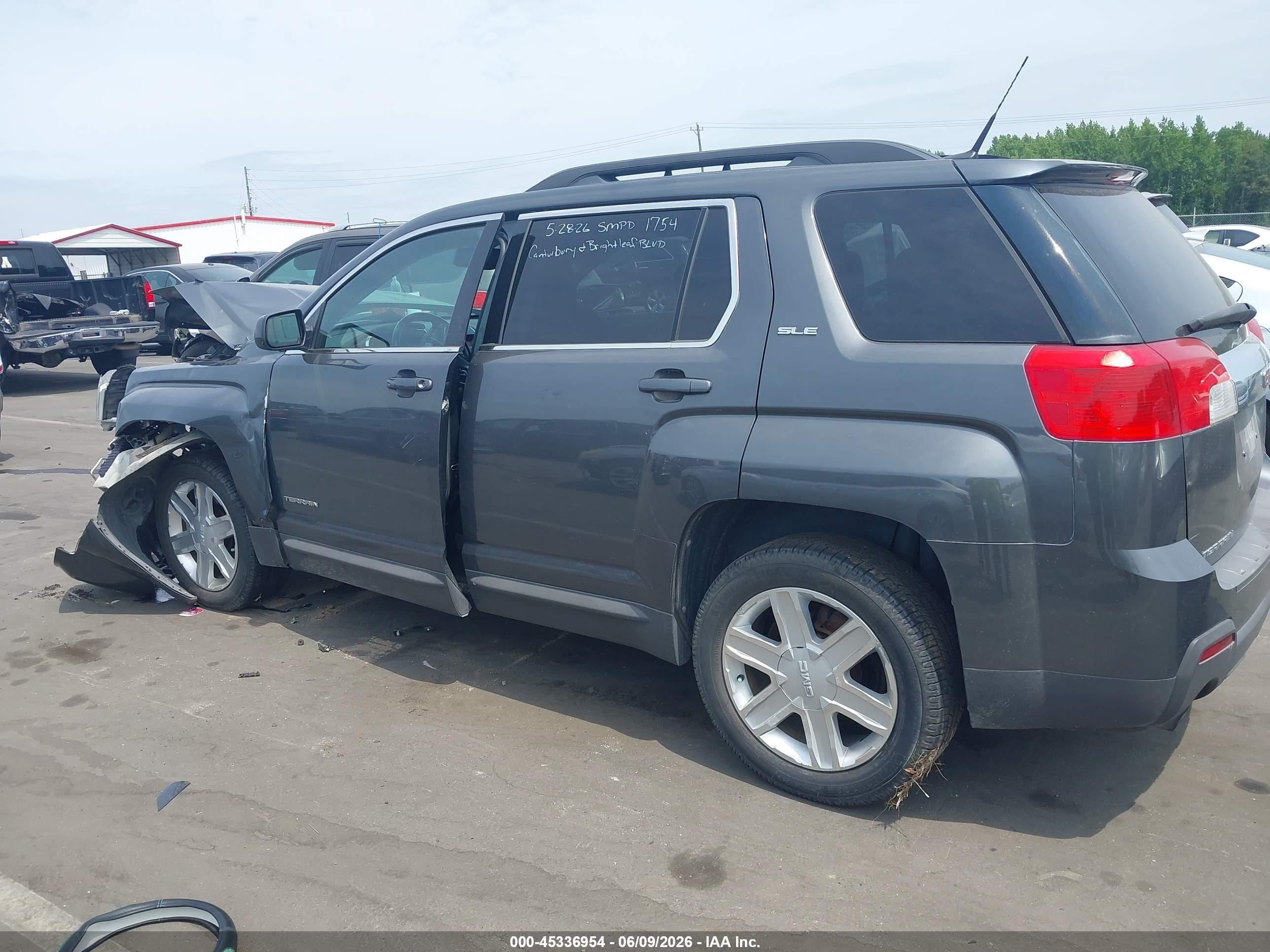 2011 Gmc Terrain Sle-2 Gray vin: 2CTFLTE5XB6376422