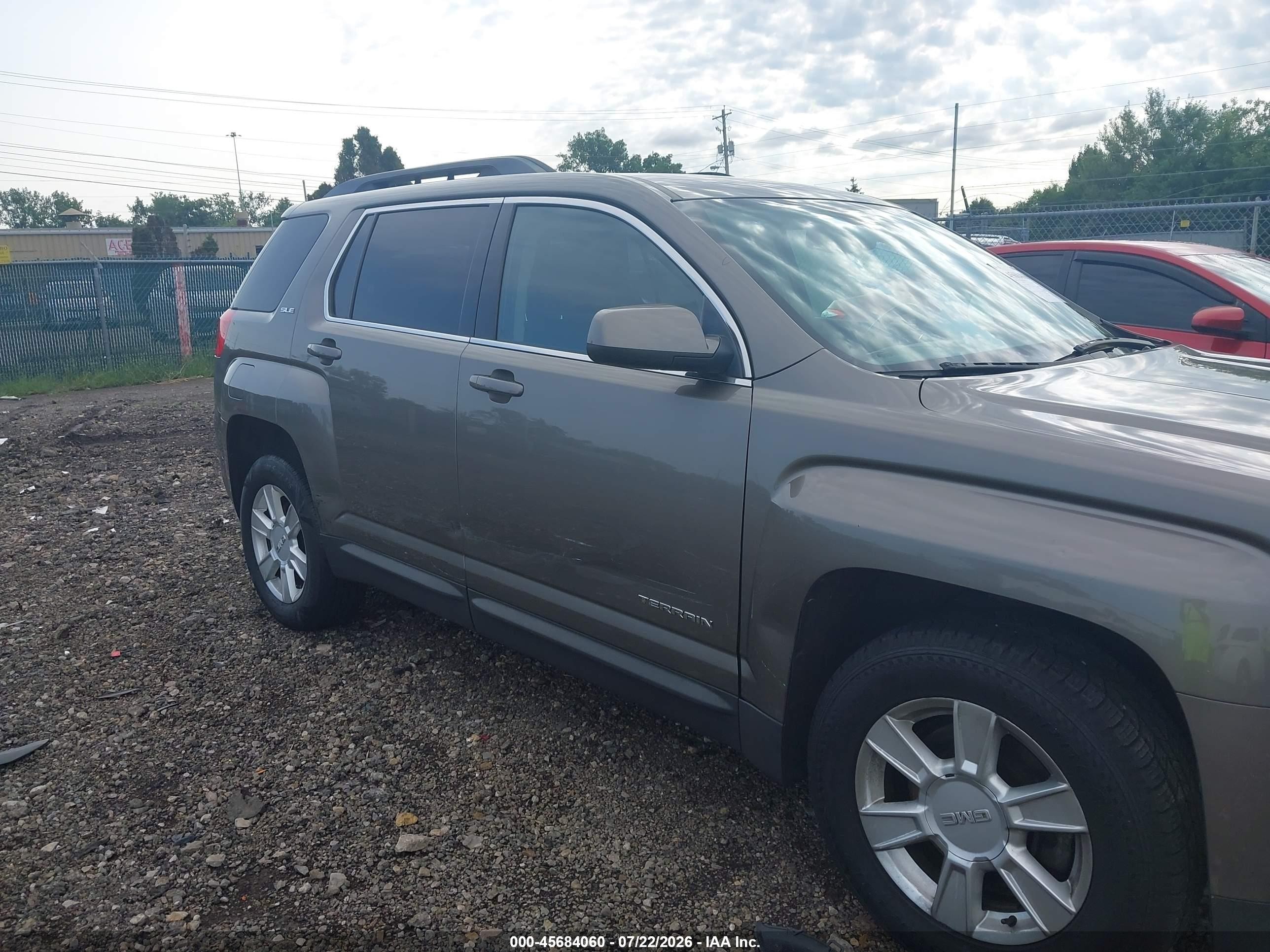 2011 Gmc Terrain Sle-2 Brown vin: 2CTFLTEC0B6368294