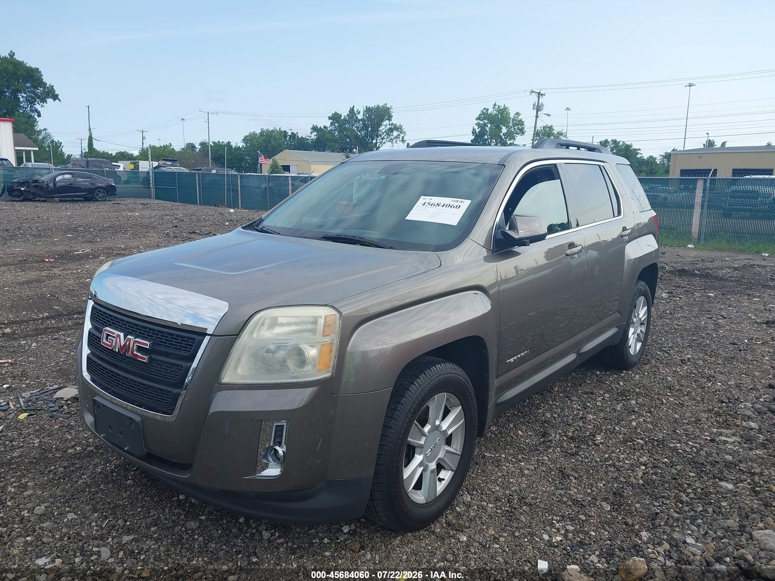 2011 Gmc Terrain Sle-2 Brown vin: 2CTFLTEC0B6368294