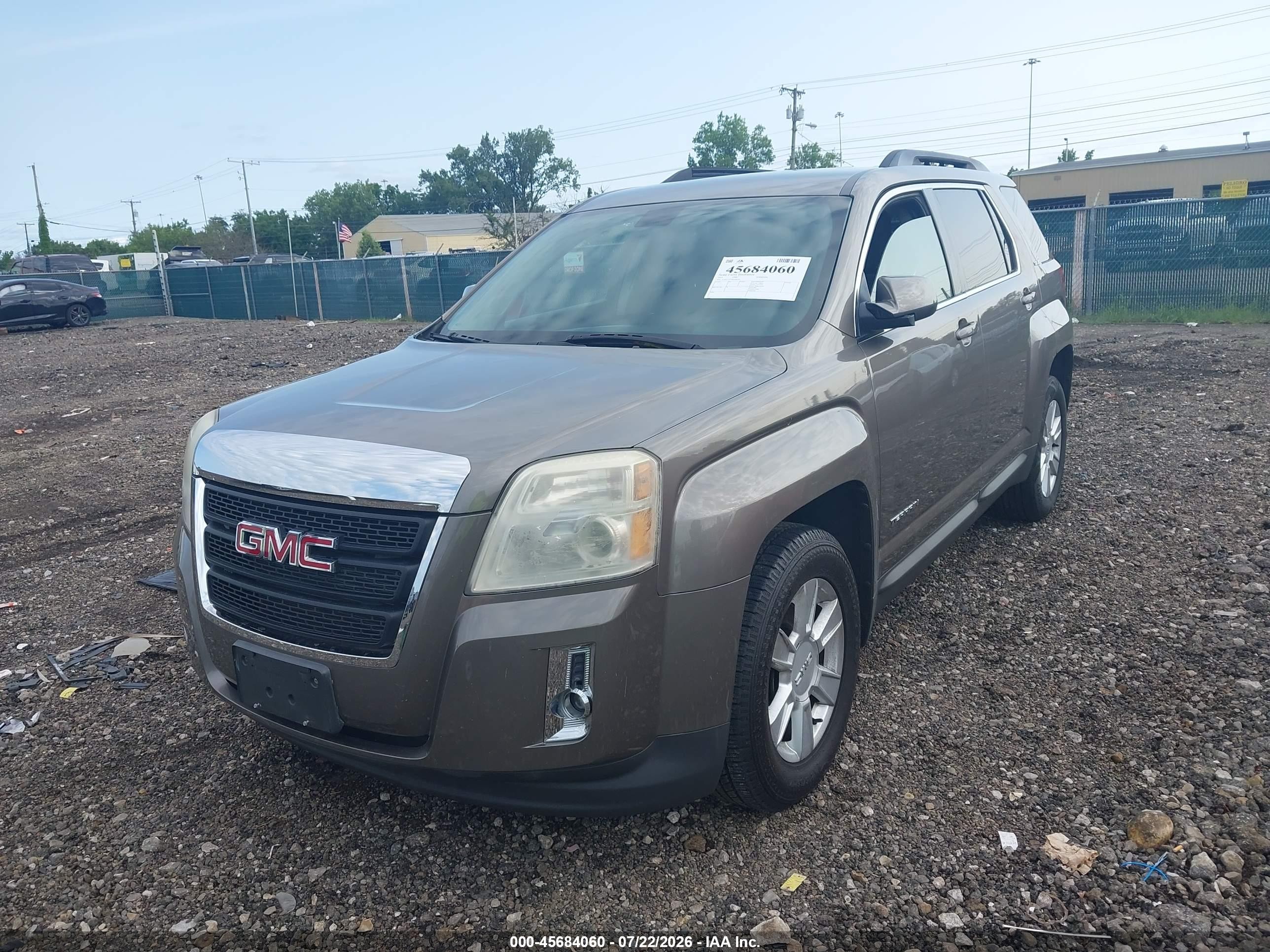 2011 Gmc Terrain Sle-2 Brown vin: 2CTFLTEC0B6368294