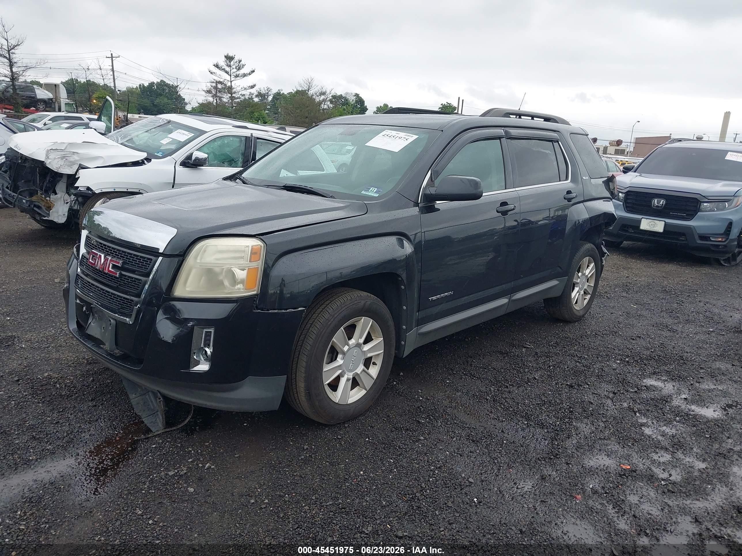 2011 Gmc Terrain Sle-2 Black vin: 2CTFLTEC0B6370594