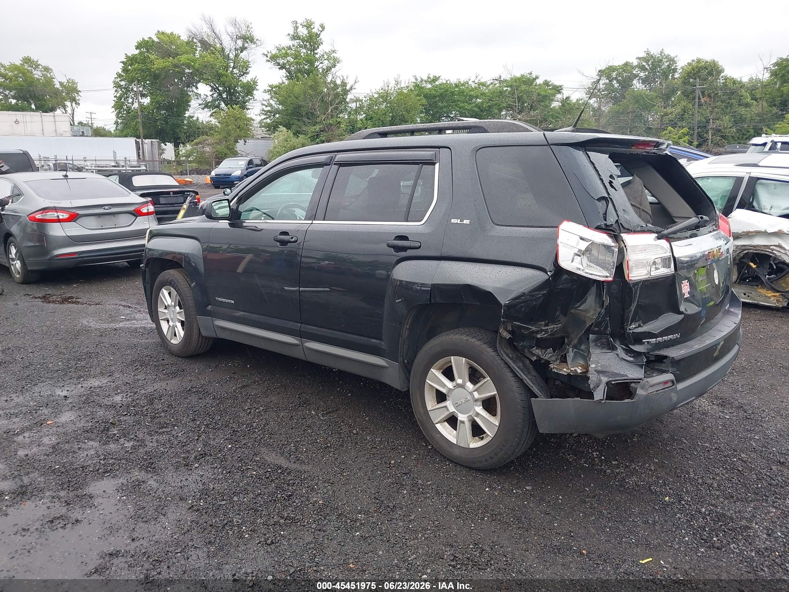 2011 Gmc Terrain Sle-2 Black vin: 2CTFLTEC0B6370594