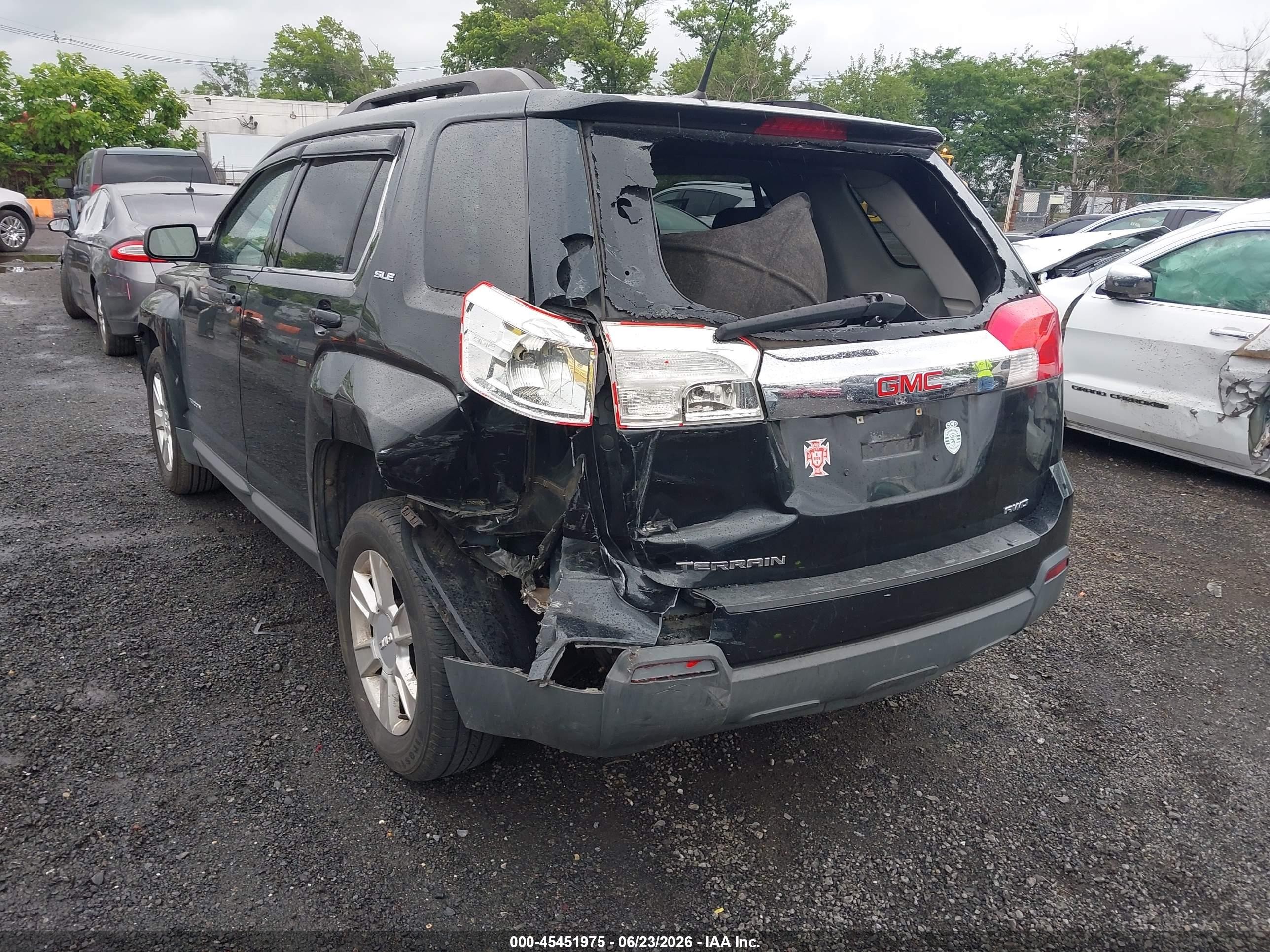 2011 Gmc Terrain Sle-2 Black vin: 2CTFLTEC0B6370594