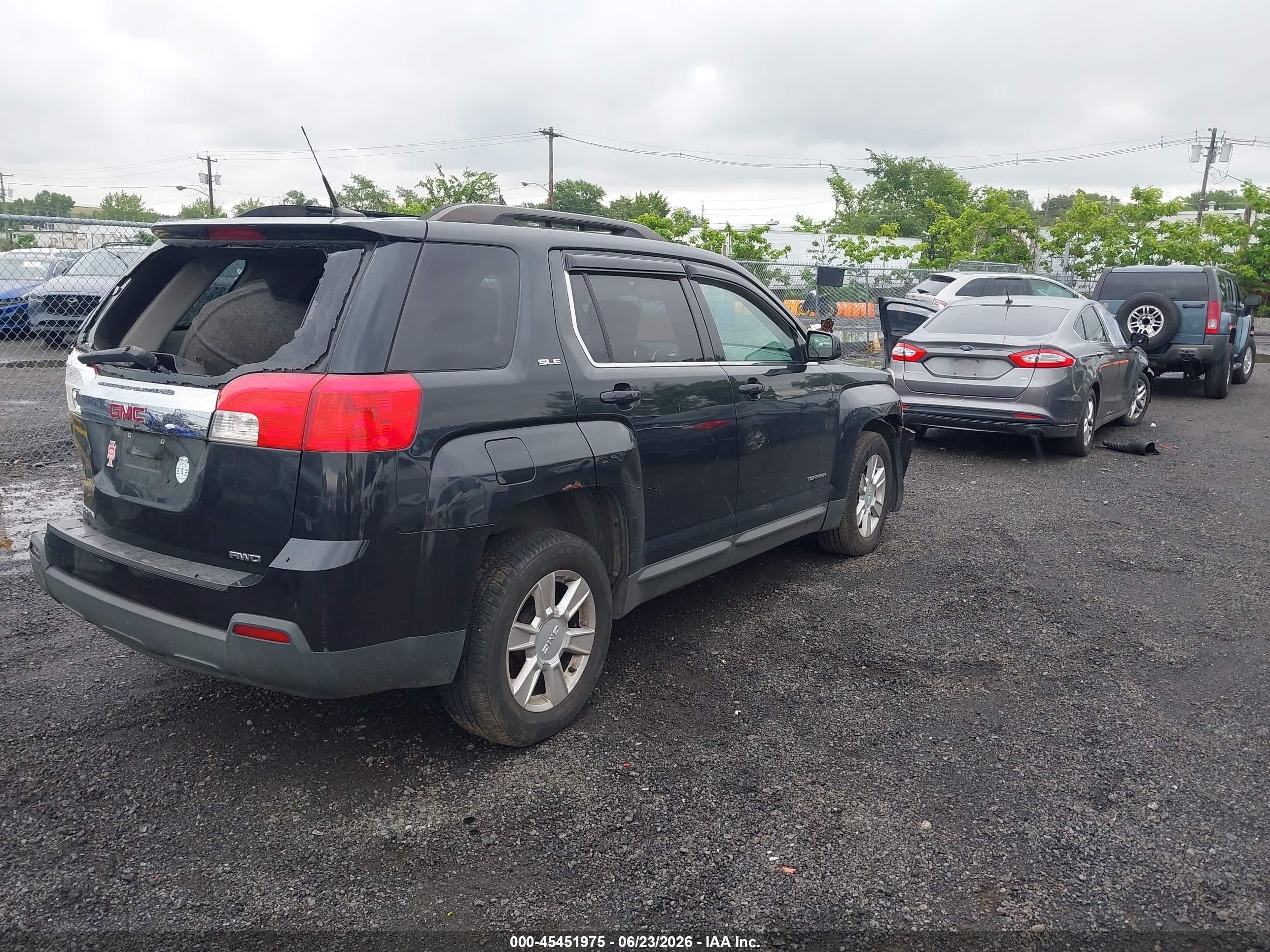 2011 Gmc Terrain Sle-2 Black vin: 2CTFLTEC0B6370594