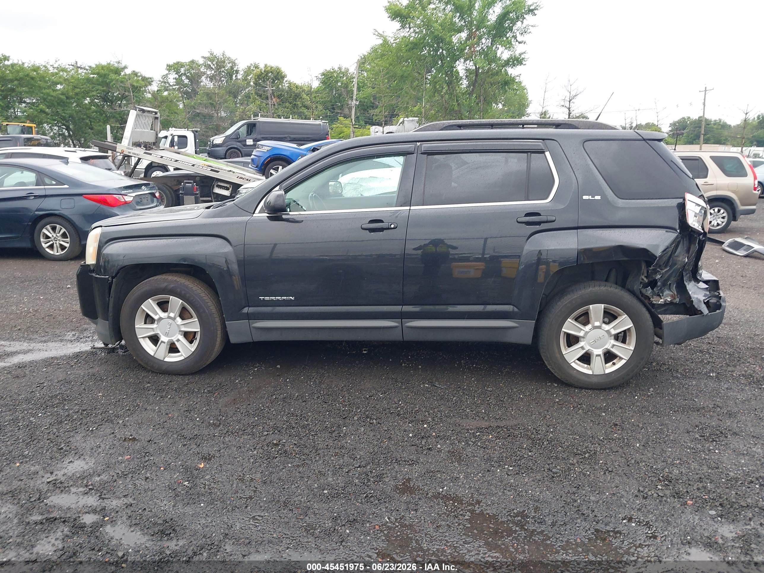 2011 Gmc Terrain Sle-2 Black vin: 2CTFLTEC0B6370594