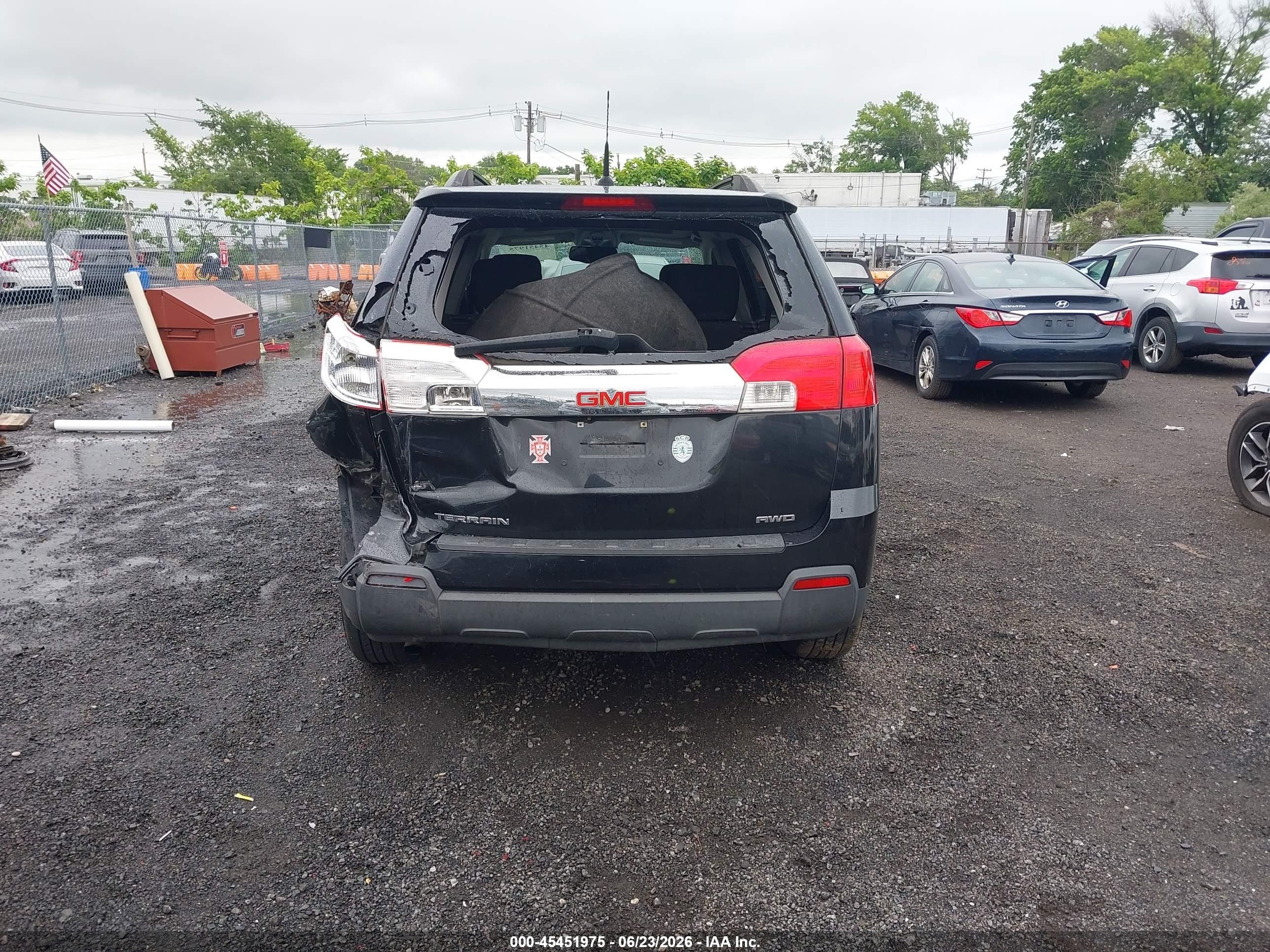 2011 Gmc Terrain Sle-2 Black vin: 2CTFLTEC0B6370594
