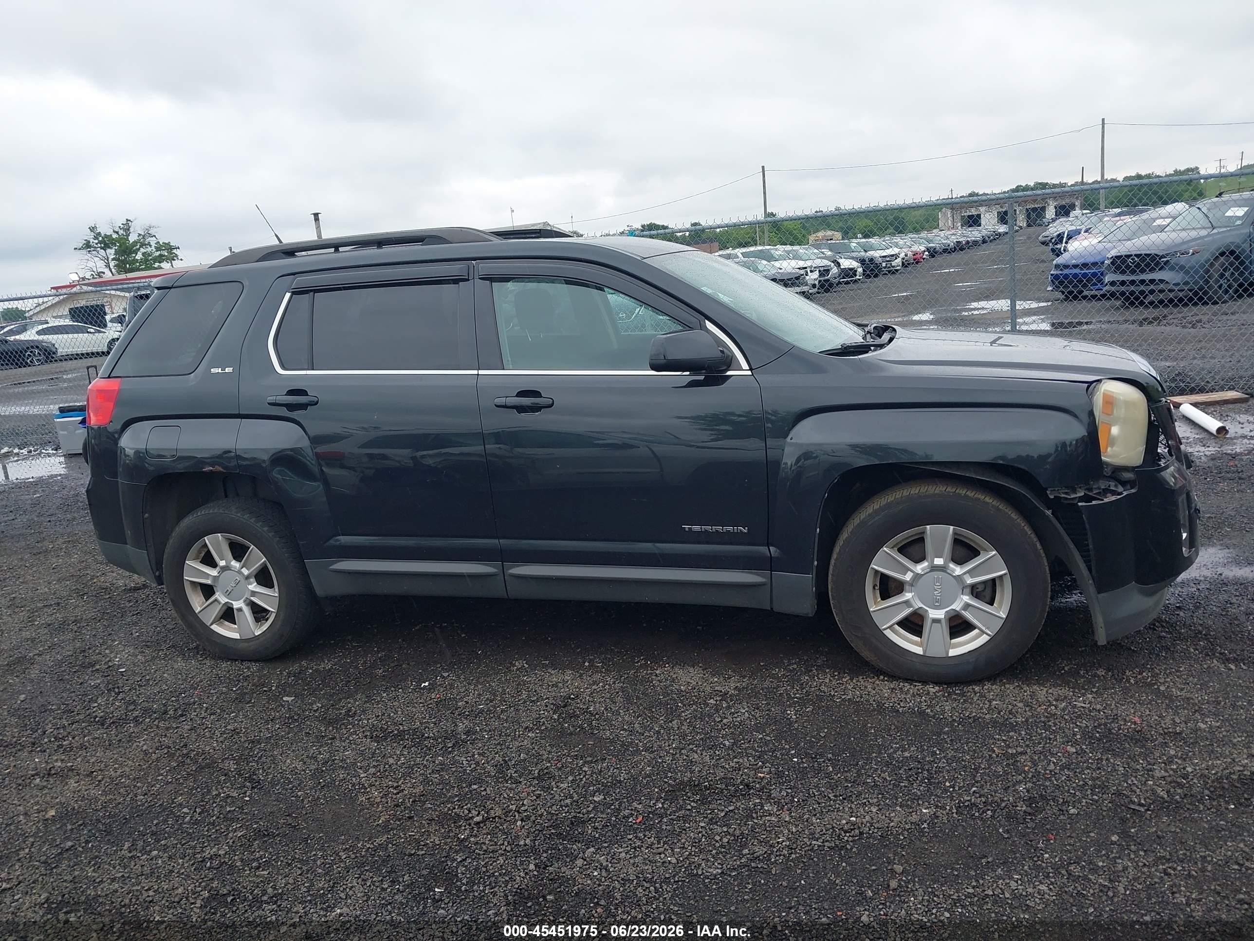 2011 Gmc Terrain Sle-2 Black vin: 2CTFLTEC0B6370594