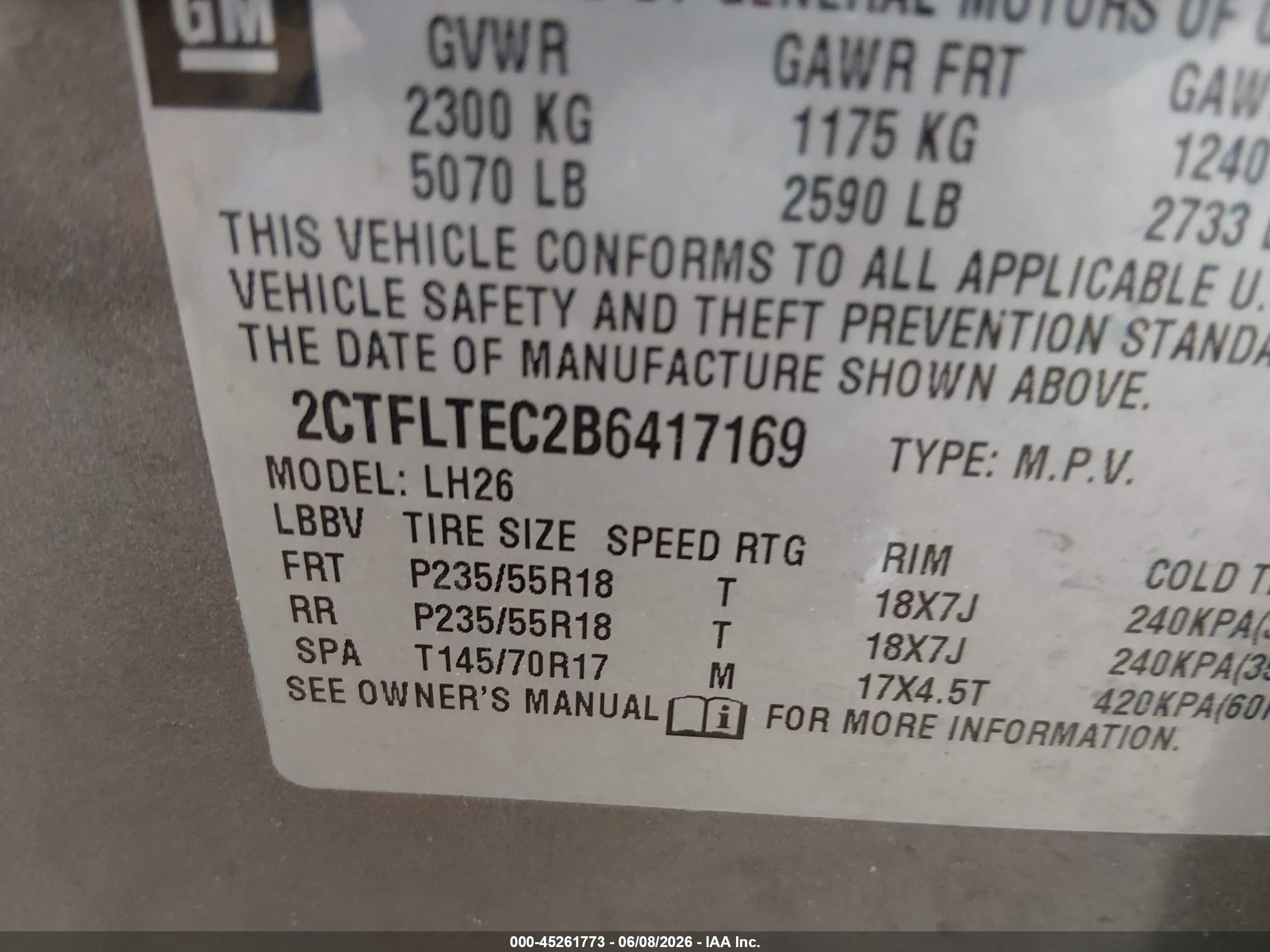 2011 Gmc Terrain Sle-2 Beige vin: 2CTFLTEC2B6417169