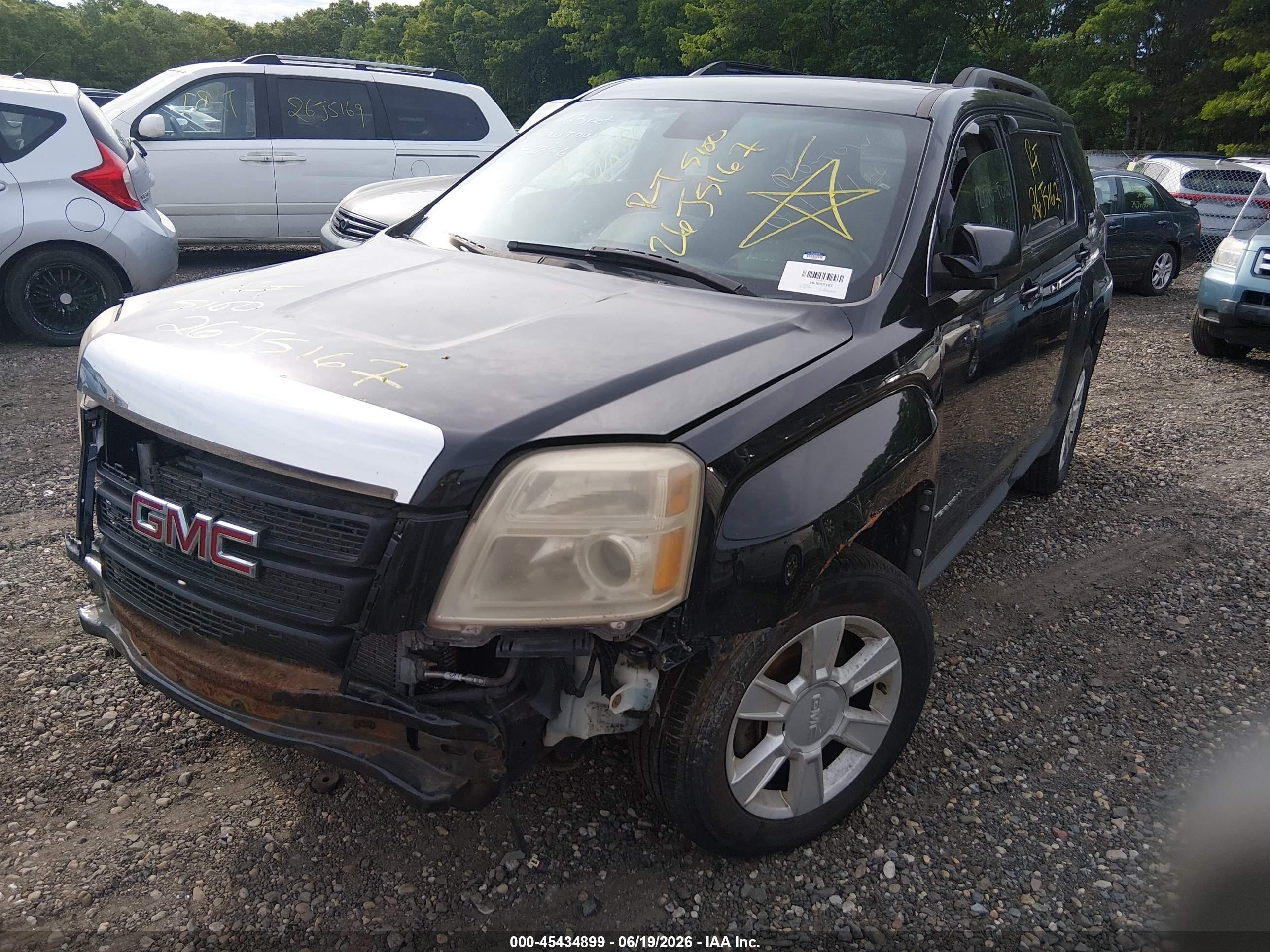 2011 Gmc Terrain Sle-2 Черный vin: 2CTFLTEC6B6300744