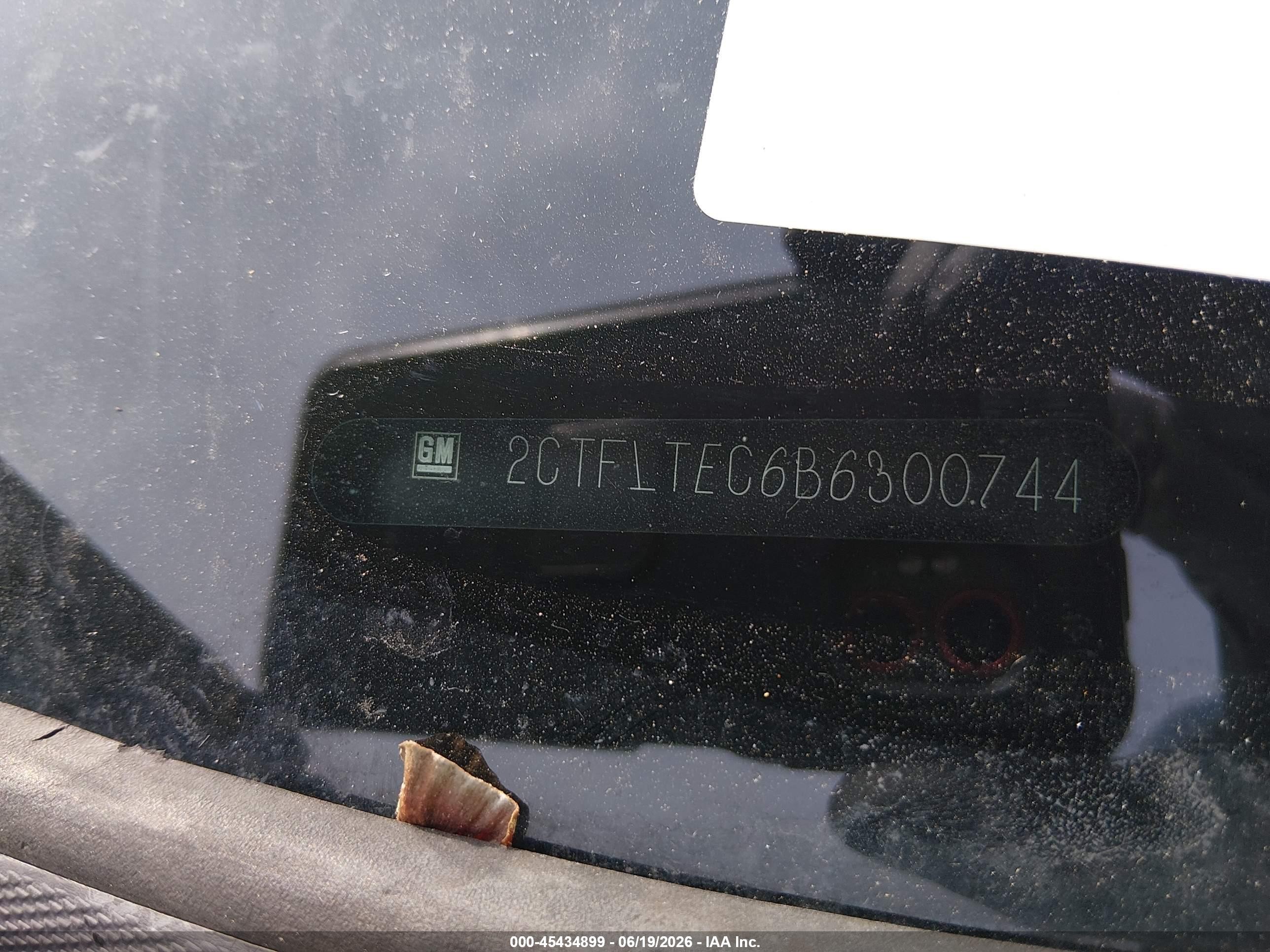 2011 Gmc Terrain Sle-2 Черный vin: 2CTFLTEC6B6300744